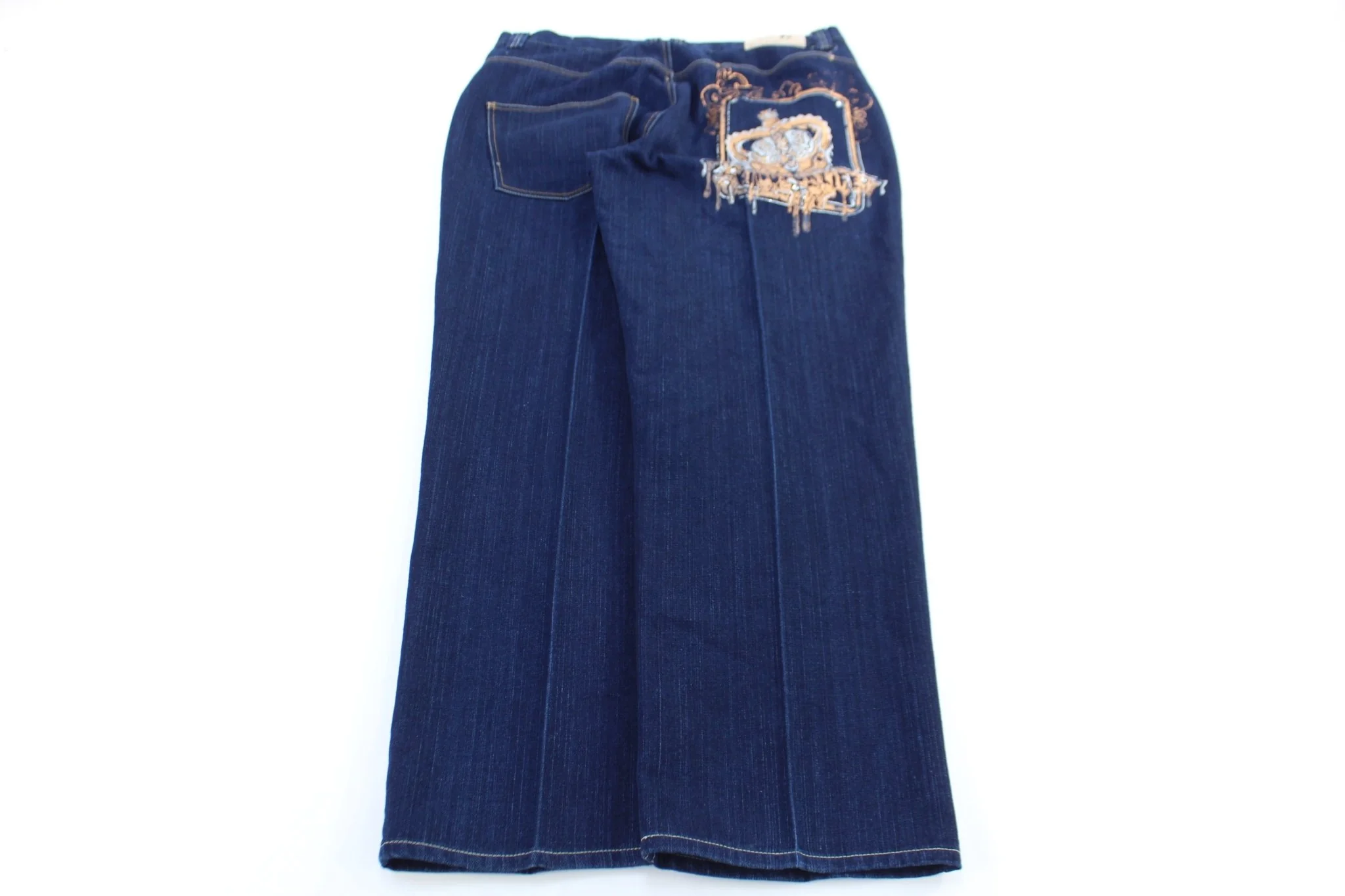 Raw Blue Dark Wash Denim Jeans