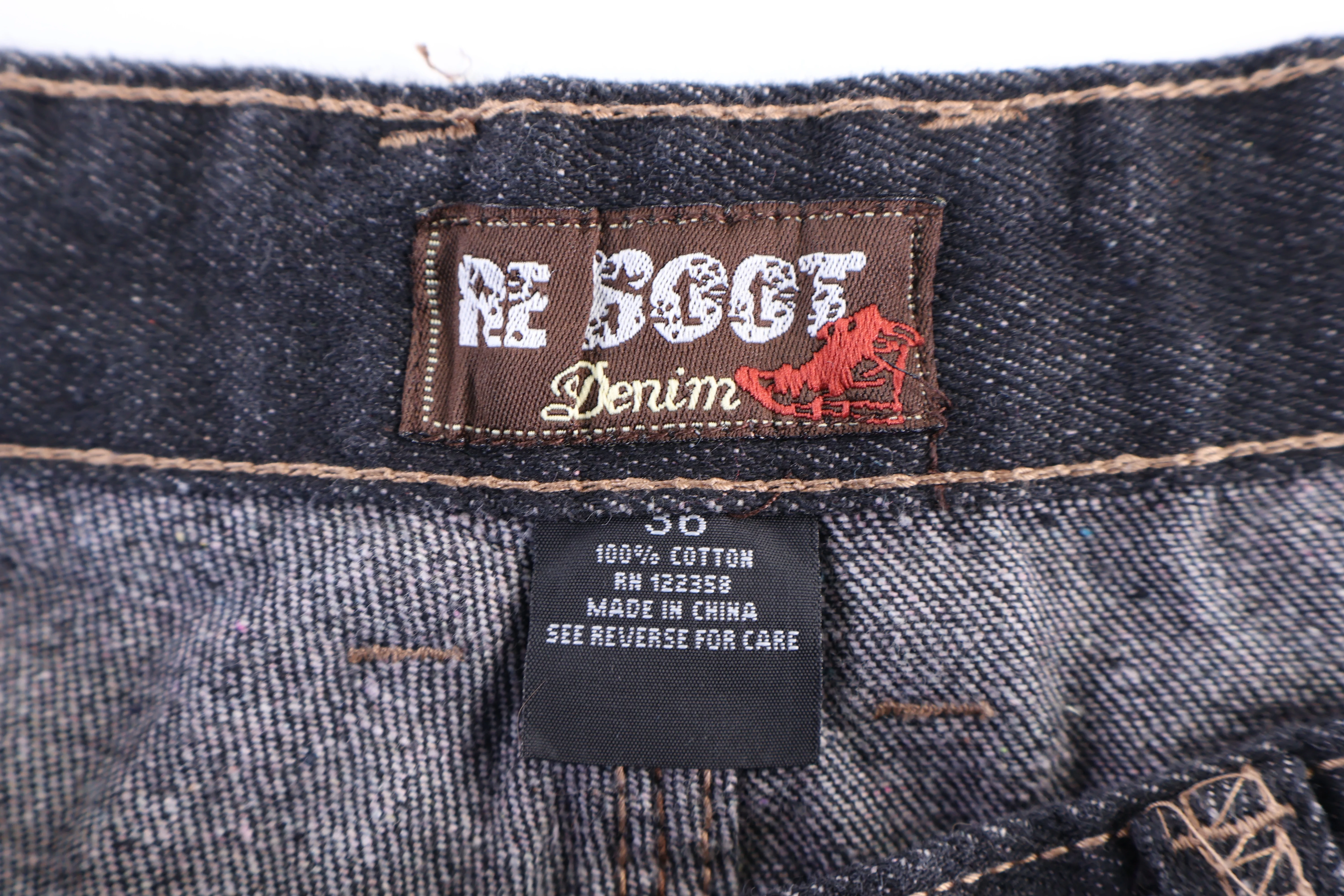 Re Boot Dark Wash Denim Shorts - Image 4
