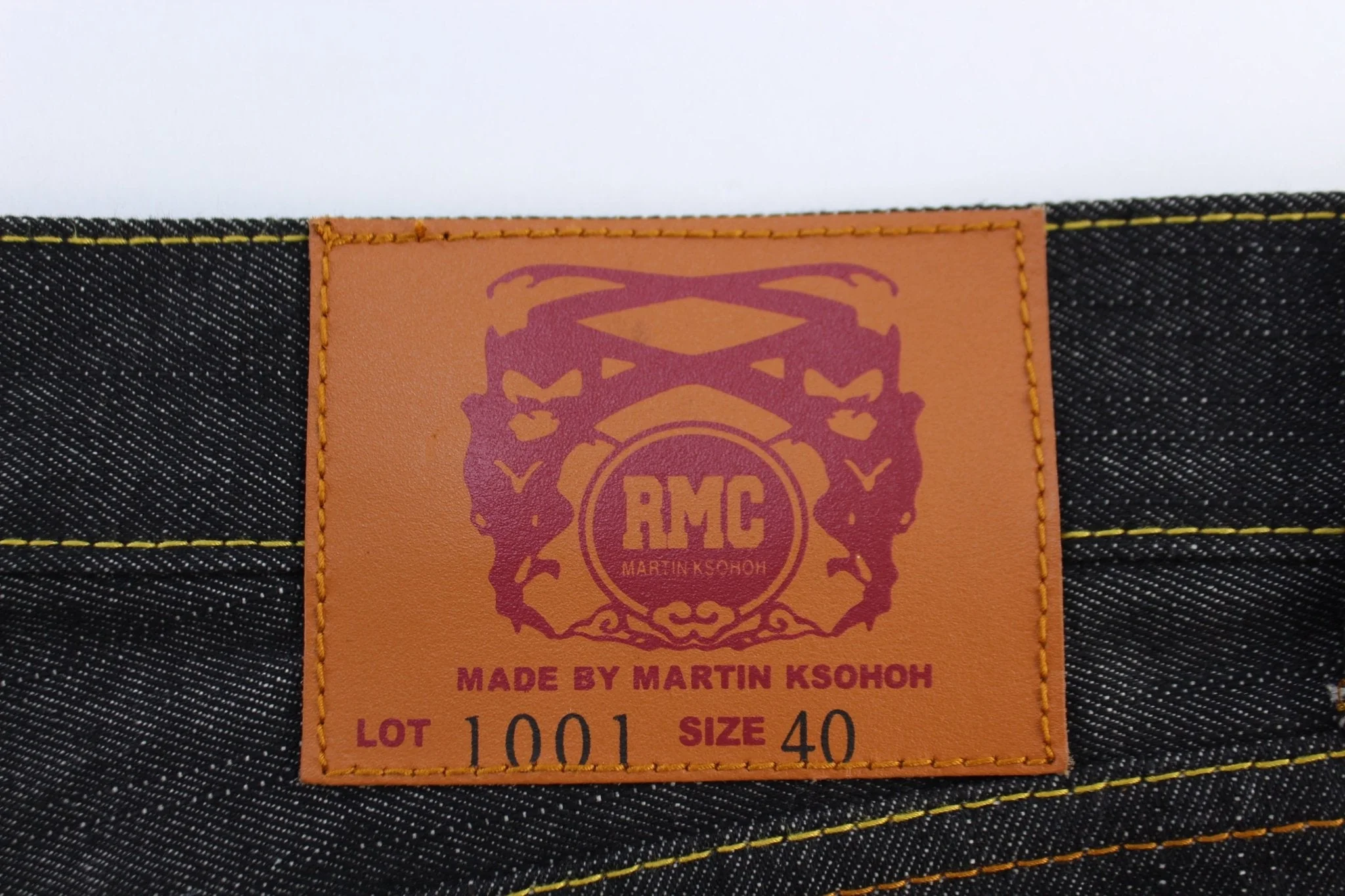 Red Monkey Co by Martin Ksohoh Dark Denim Jeans - Image 3