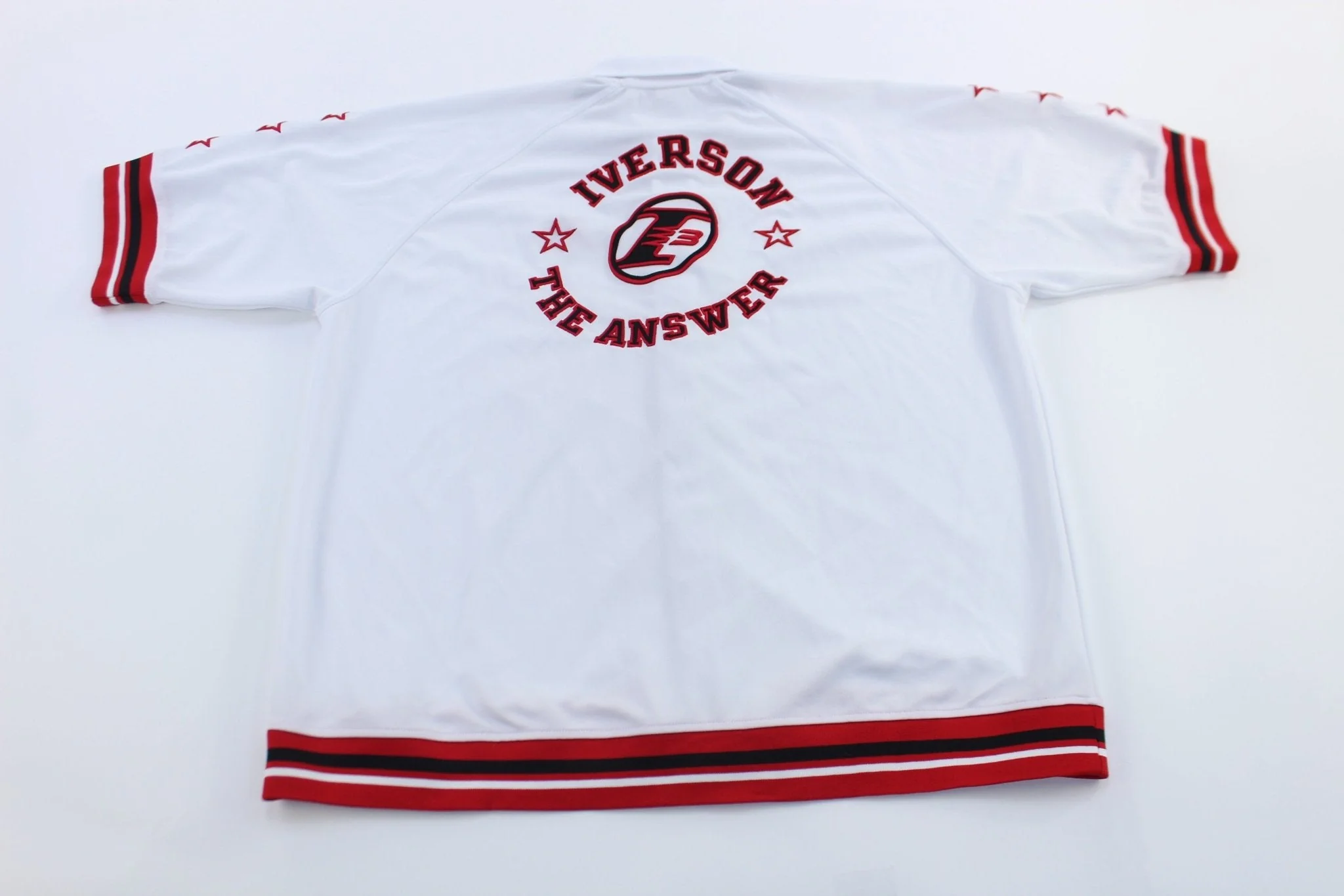 Reebok Embroidered Allen Iverson The Answer Warm Up Basketball Jersey - Image 2