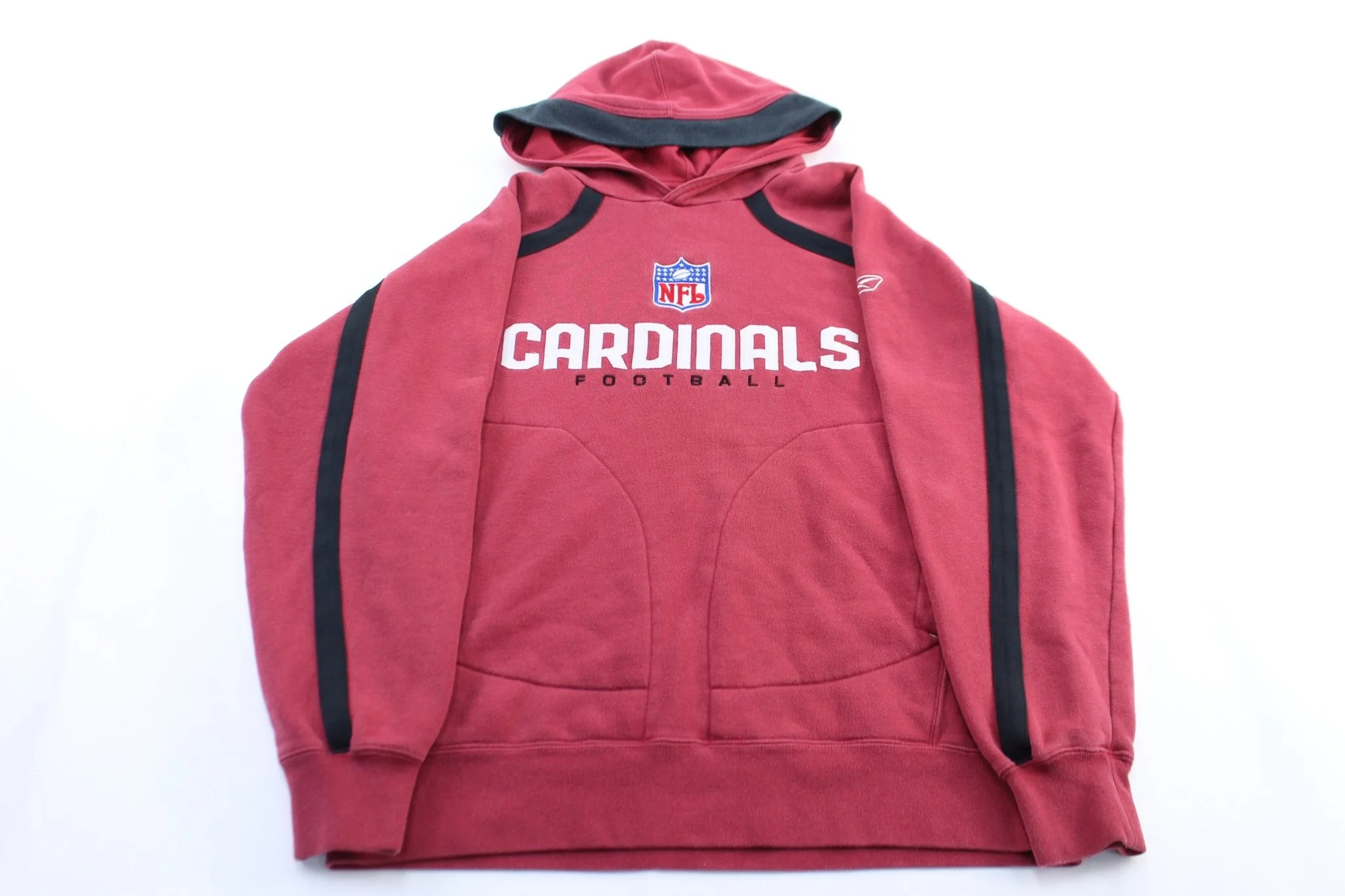 Reebok Embroidered Logo Arizona Cardinals Pullover Hoodie