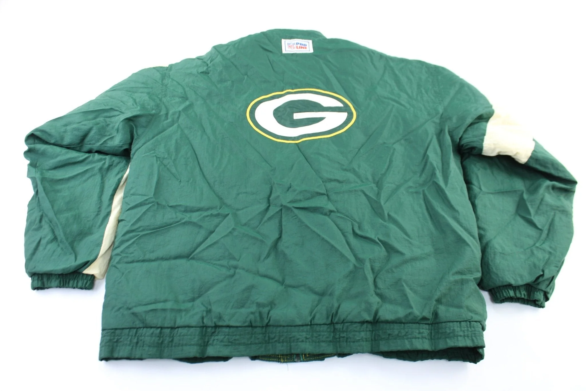 Reebok Embroidered Logo Green Bay Packers Zip Up Jacket - Image 2