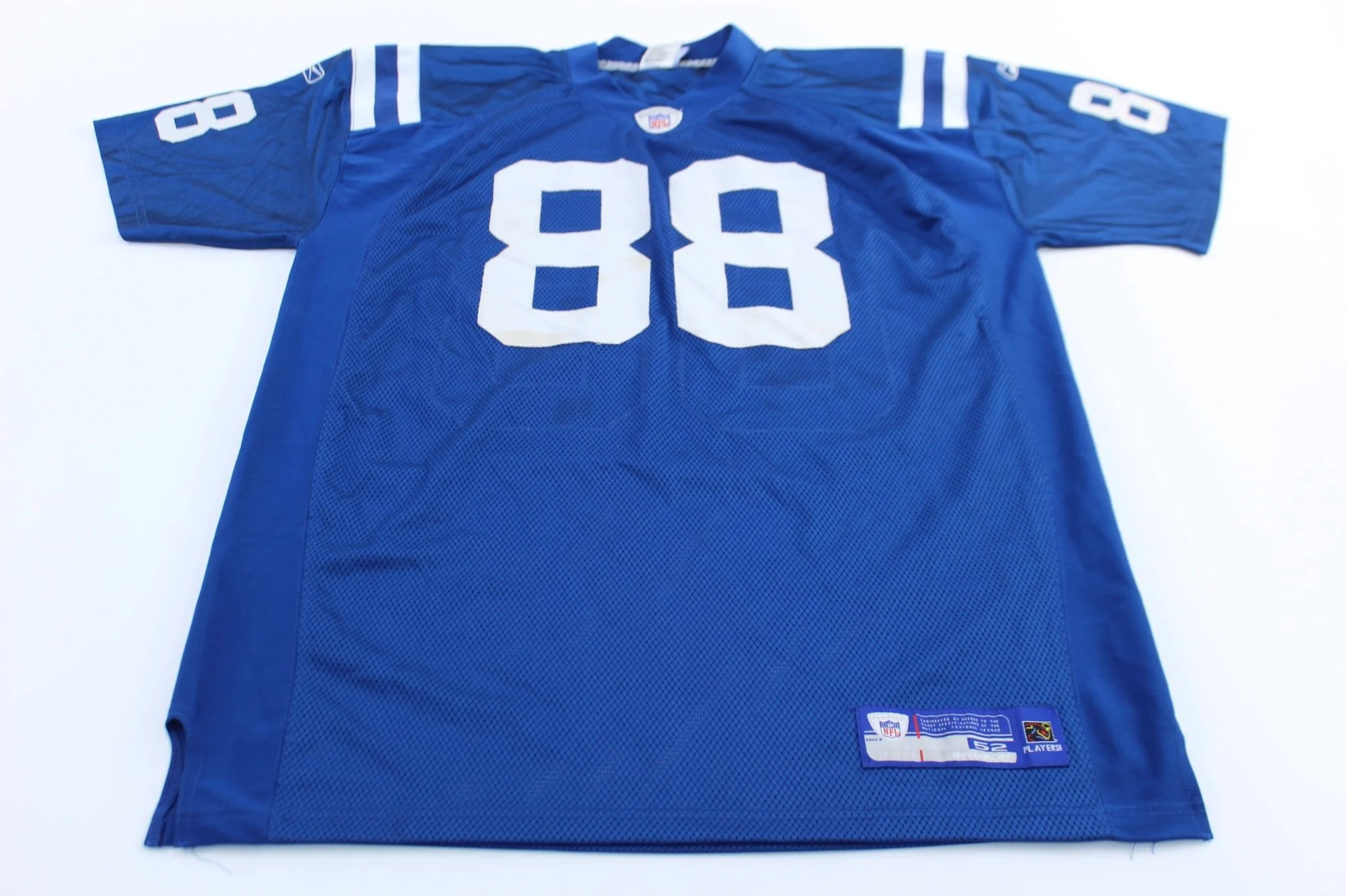 Reebok Embroidered Logo Indianapolis Colts Marvin Harrison Football Jersey