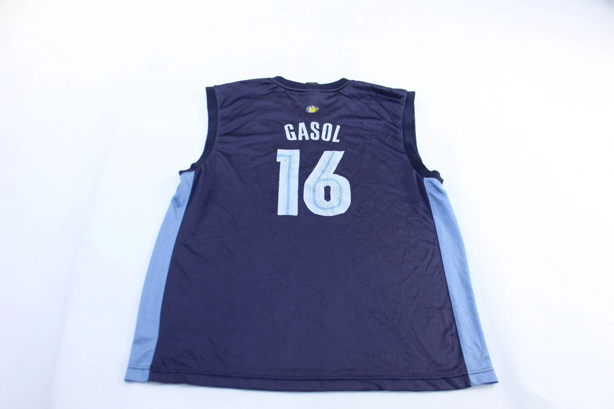 Reebok Embroidered Logo Memphis Grizzlies Mark Gasol Basketball Jersey - Image 2