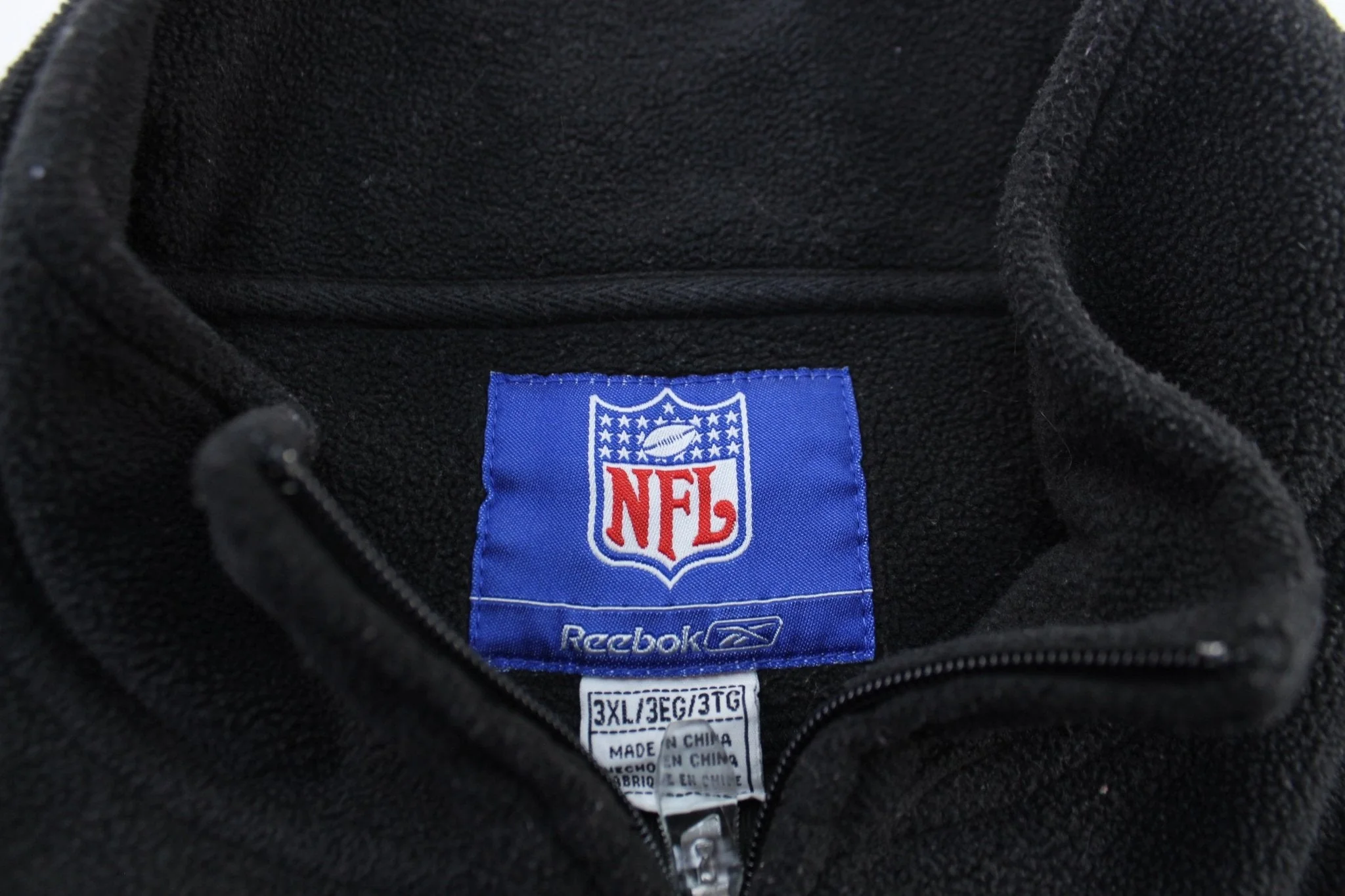 Reebok Embroidered Logo New York Jets Fleece Pullover - Image 3