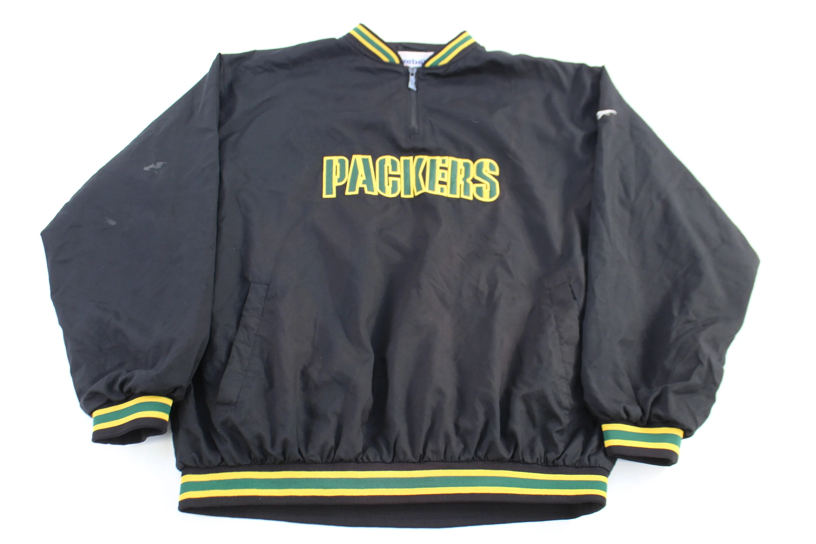 Reebok Green Bay Packers Football Pullover Windbreaker