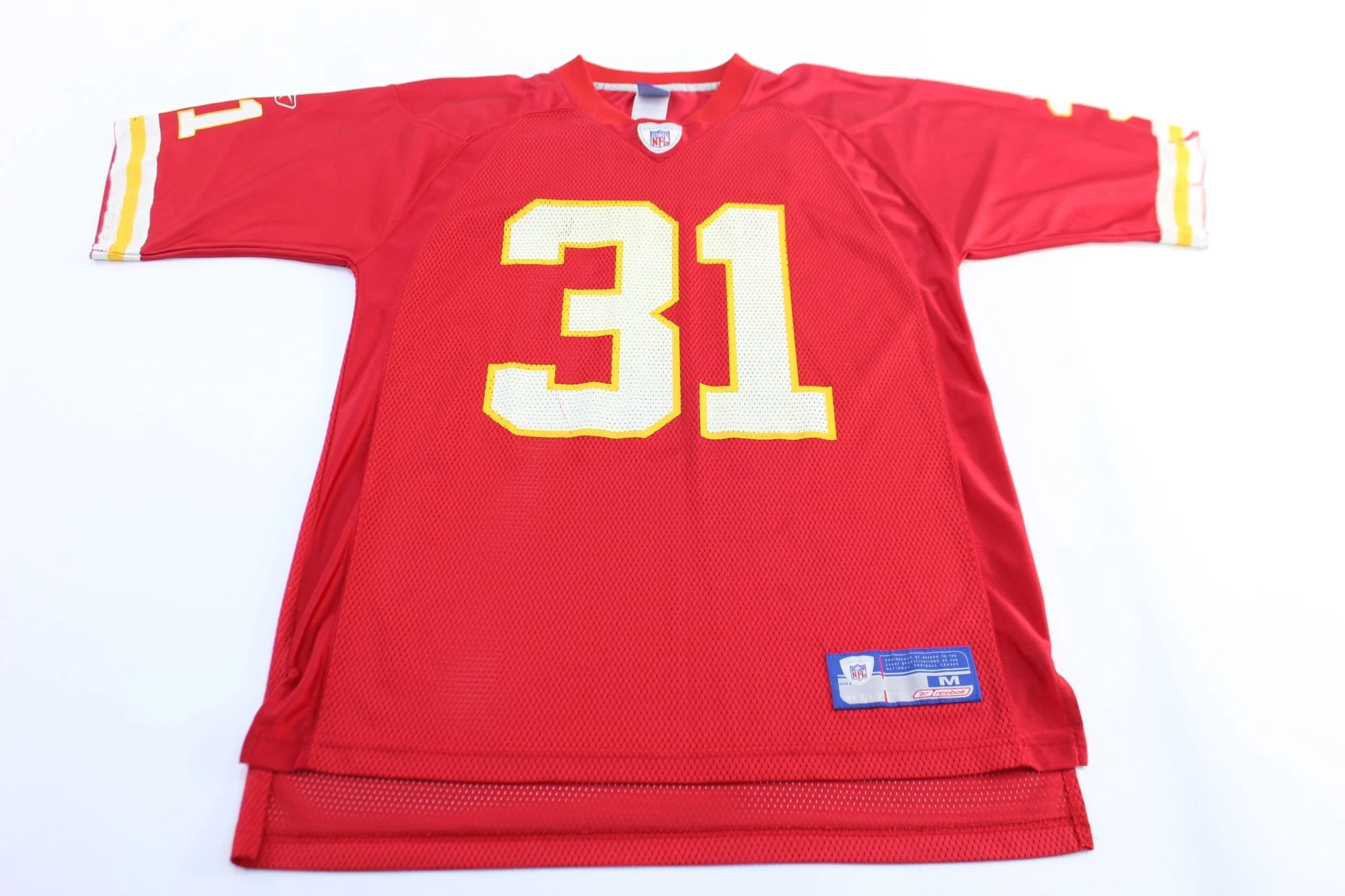 Reebok Logo Kansas City Chiefs Patrick Holmes Football Jersey