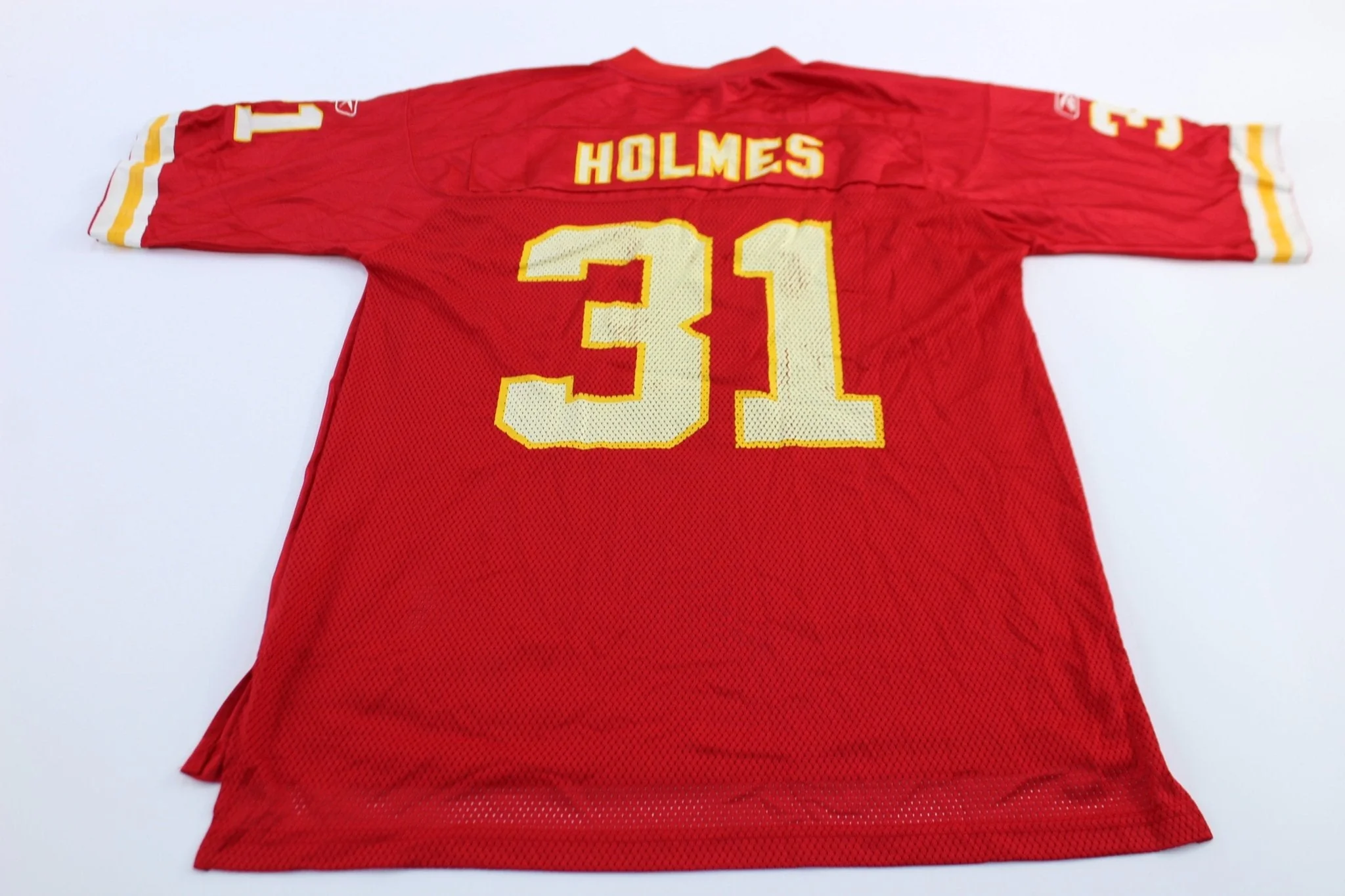 Reebok Logo Kansas City Chiefs Priest Holmes Football Jersey - Image 2