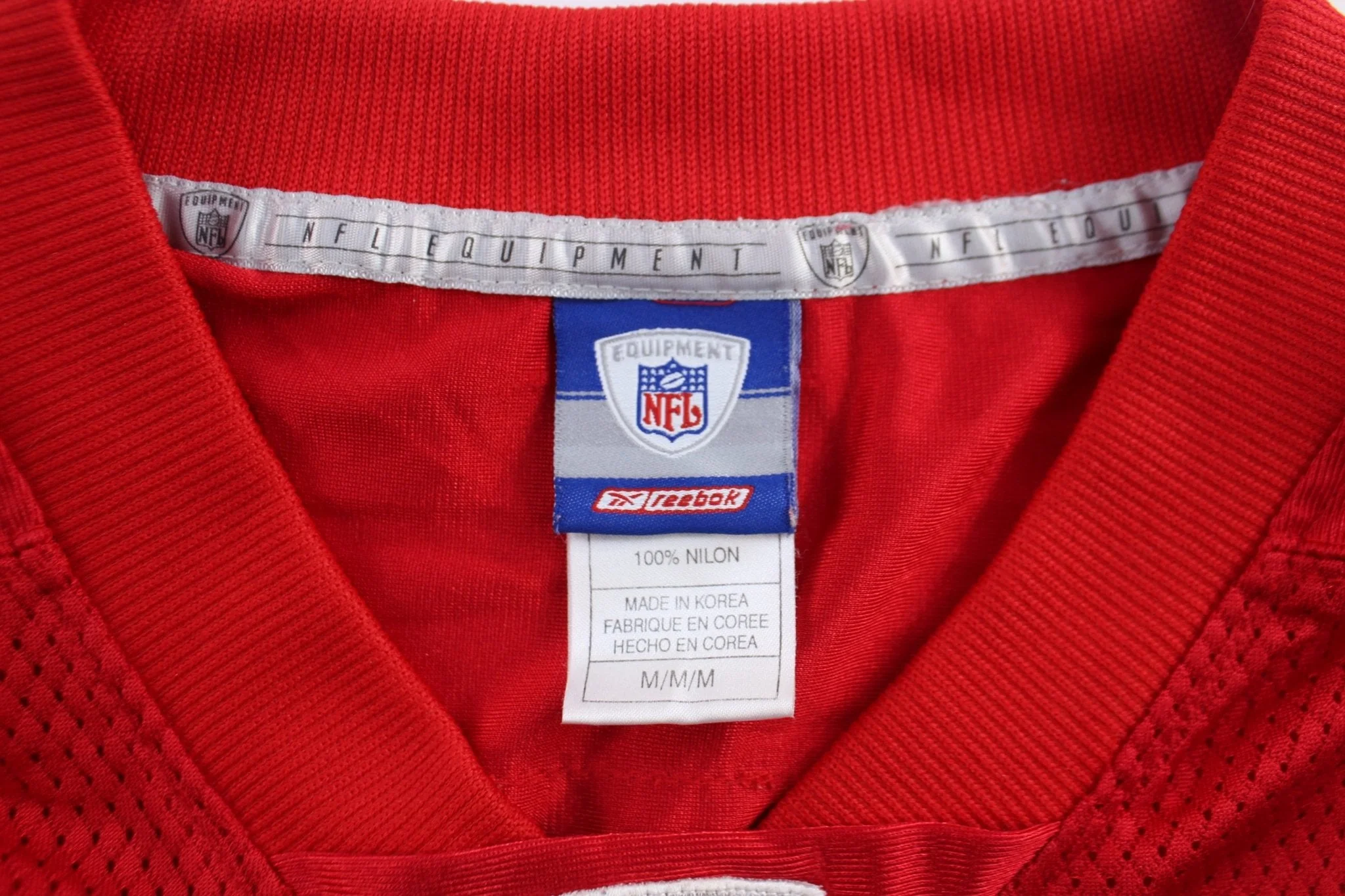 Reebok Logo Kansas City Chiefs Priest Holmes Football Jersey - Image 3