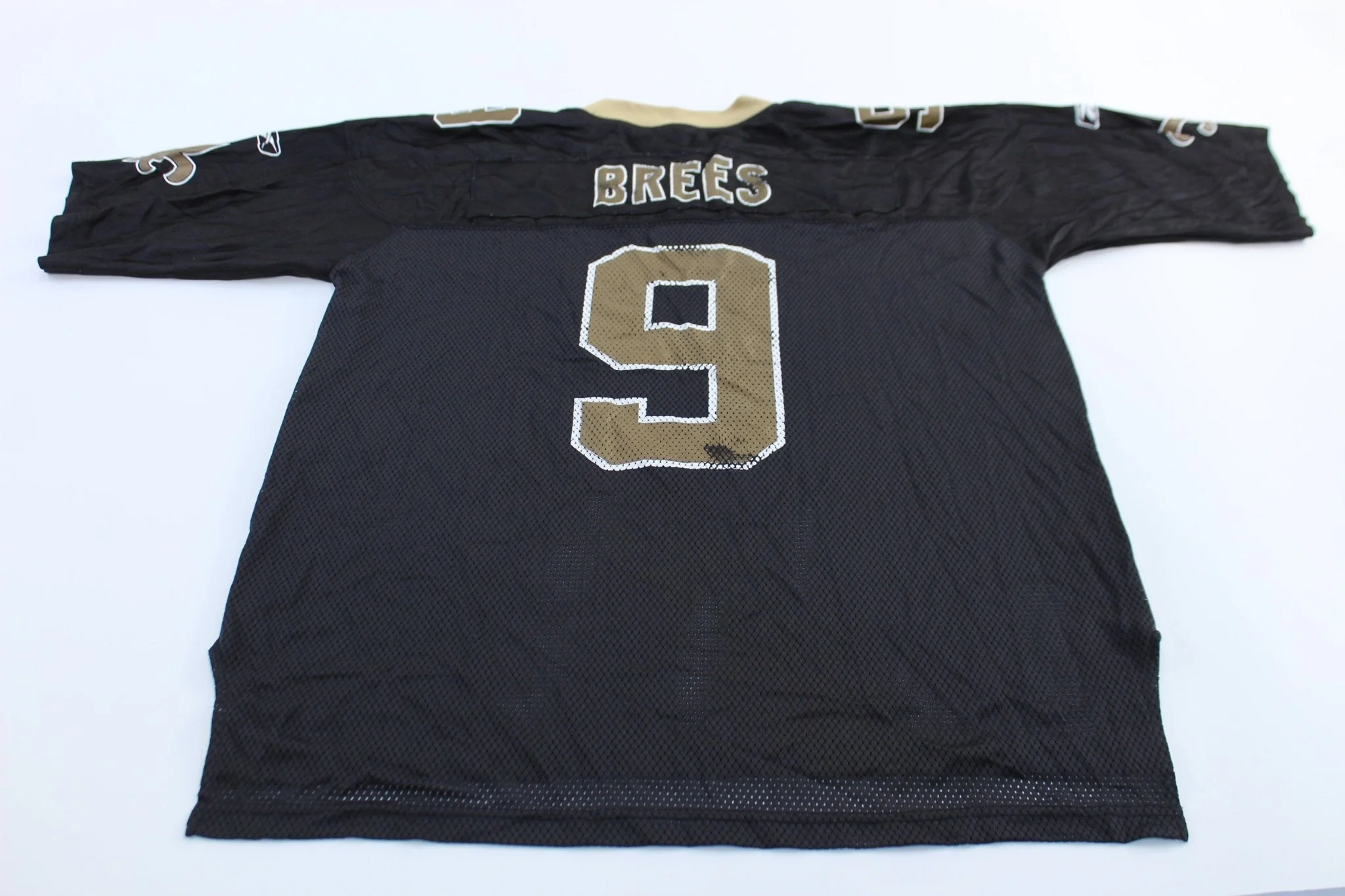 Reebok Logo New Orleans Saints Drew Brees Football Jersey - Image 2