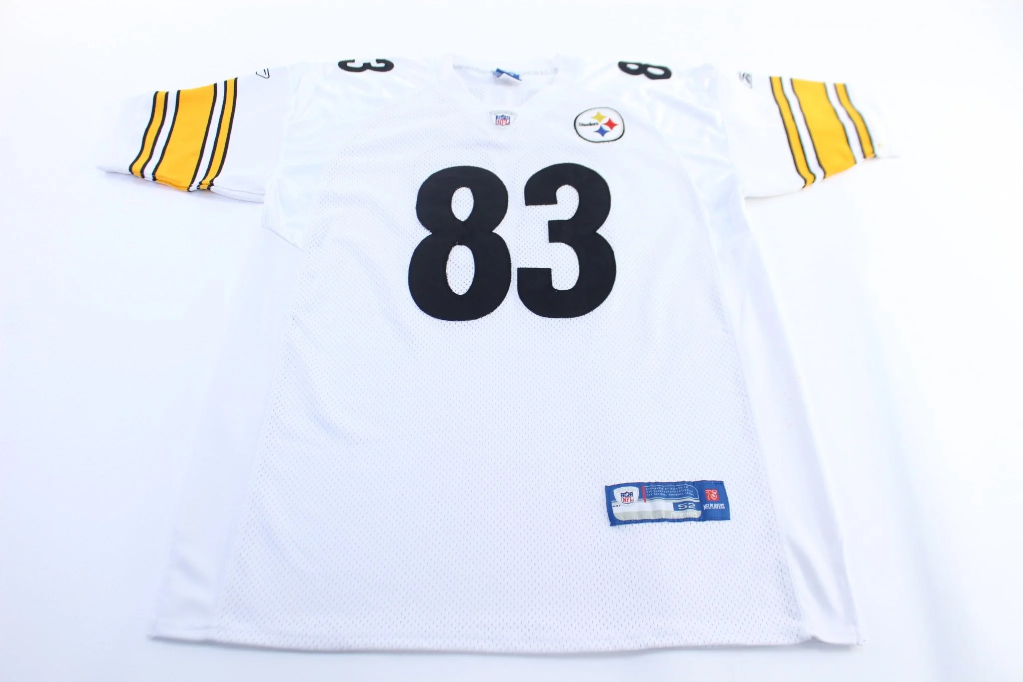 Reebok Logo Pittsburgh Steelers Heath Miller Football Jersey