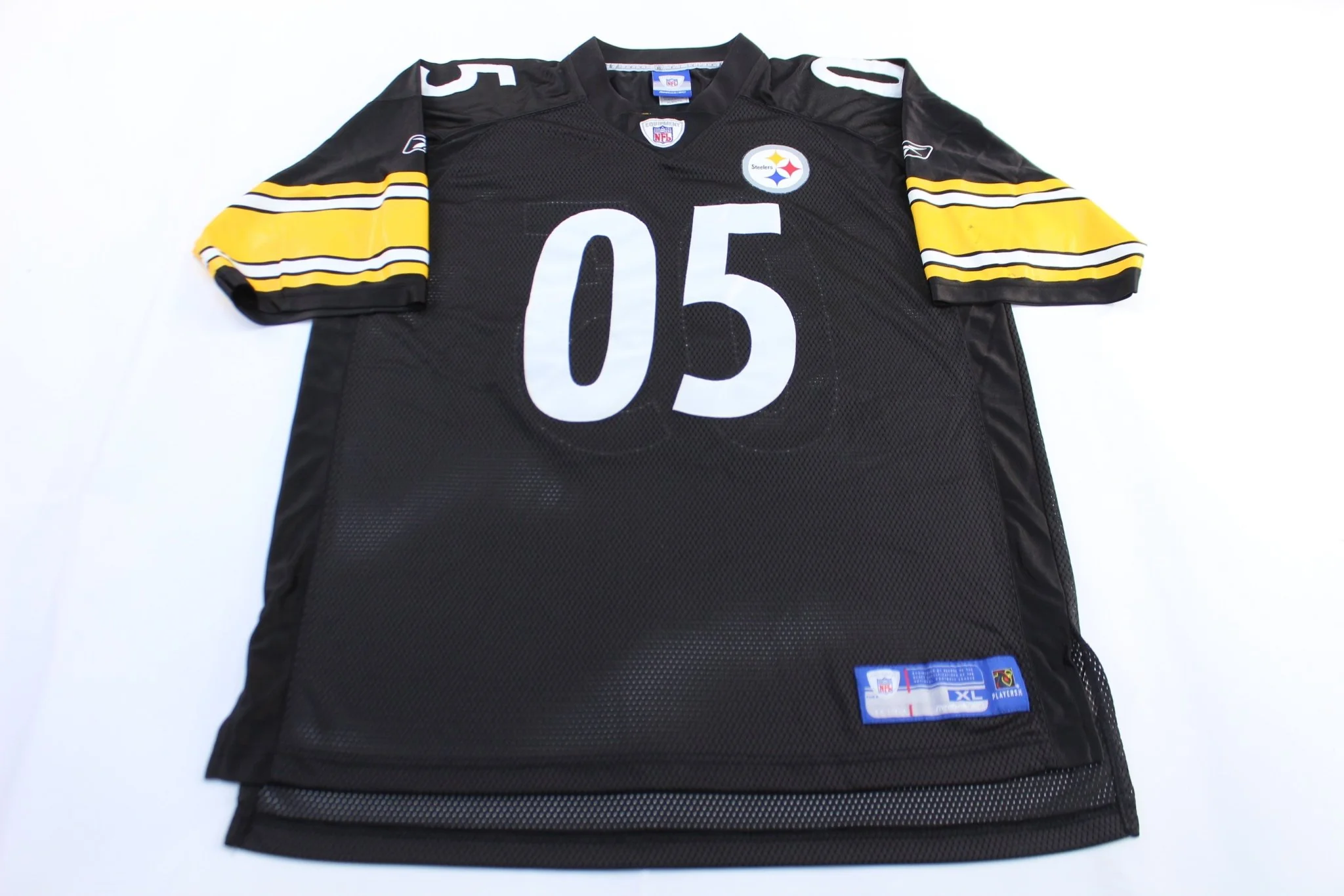 Reebok Logo Pittsburgh Steelers Tanner Morgan Football Jersey