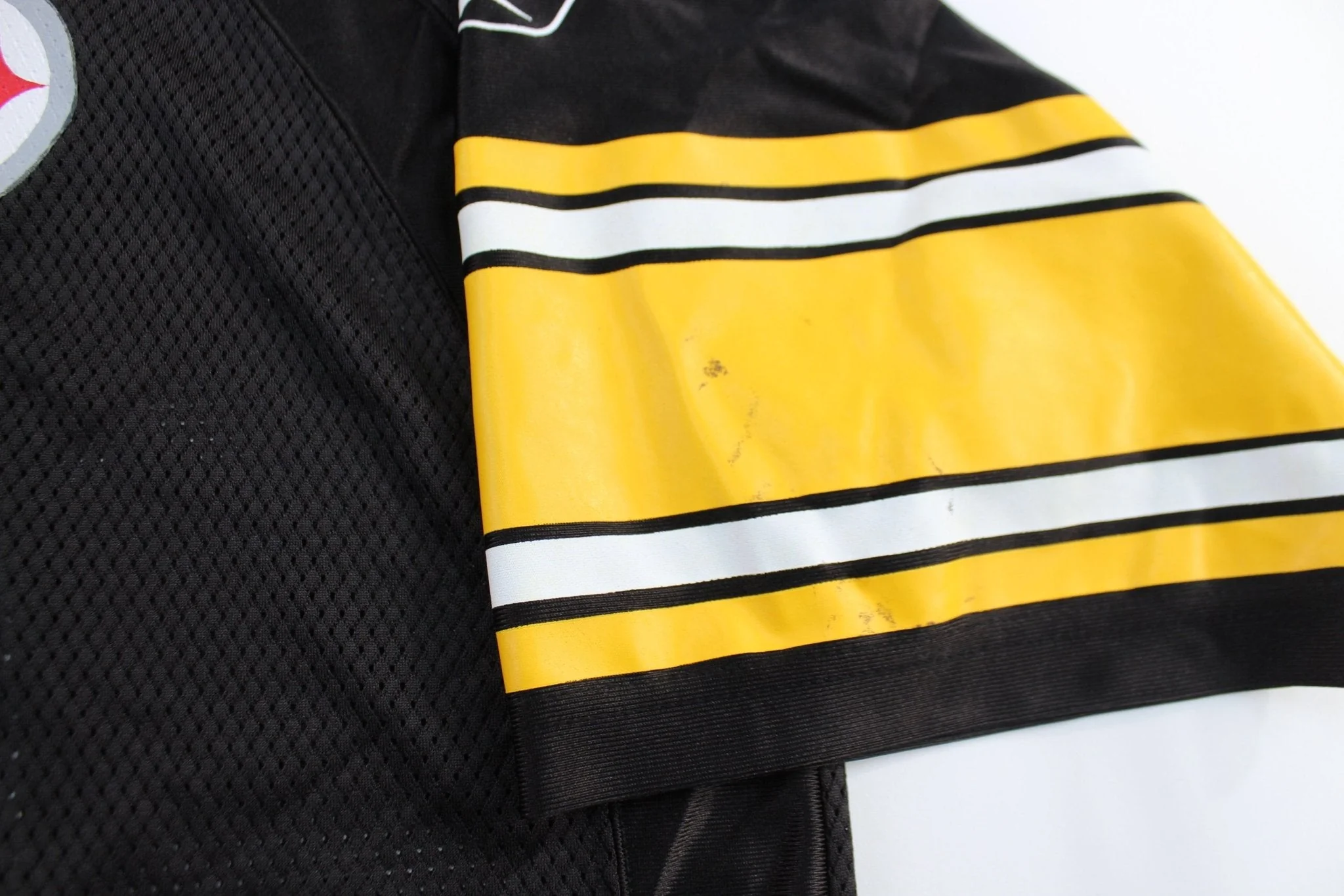 Reebok Logo Pittsburgh Steelers Tanner Morgan Football Jersey - Image 4