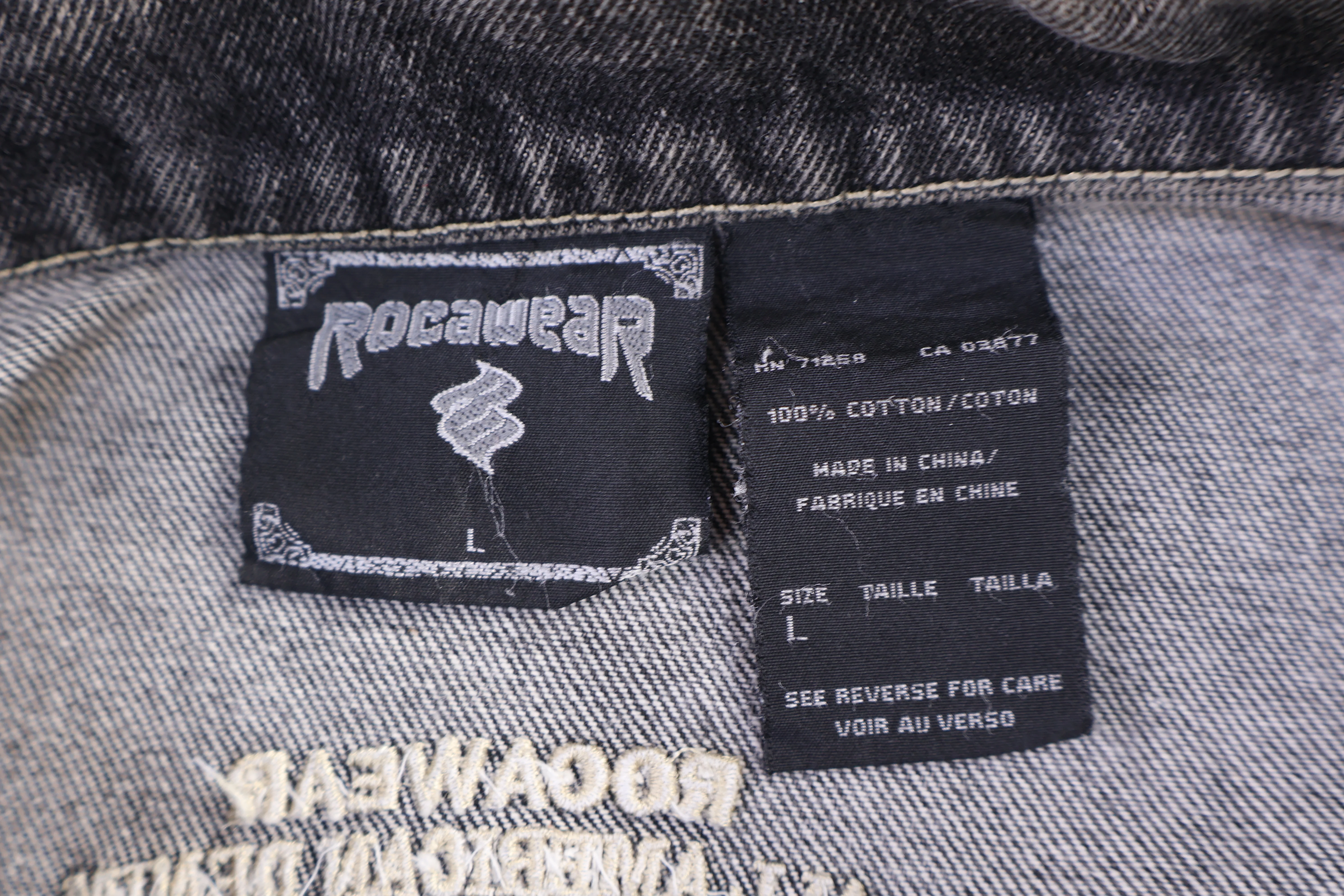 Rocawear Black Denim Jacket - Image 3