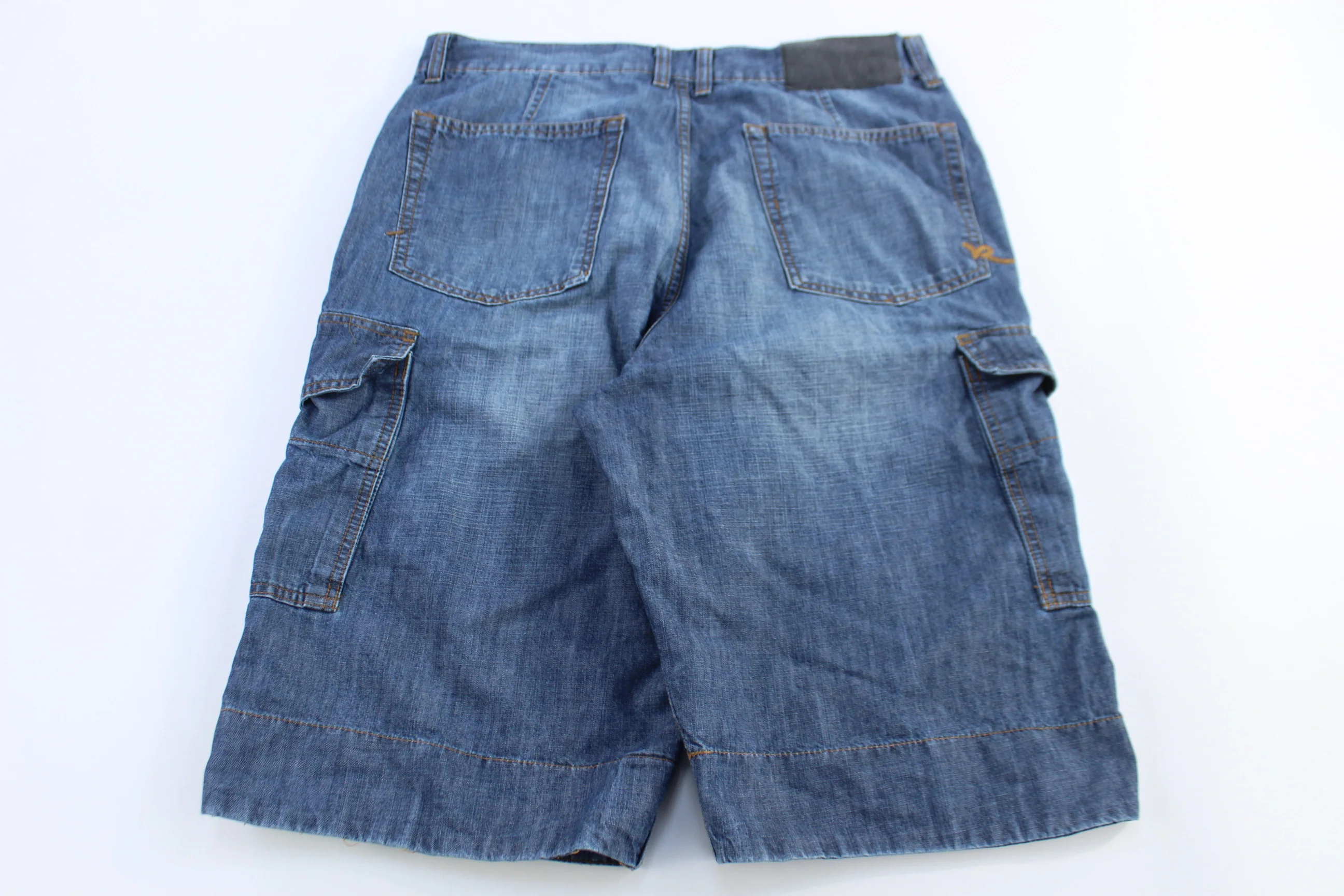 Rocawear Dark Wash Baggy Denim Shorts - Image 2