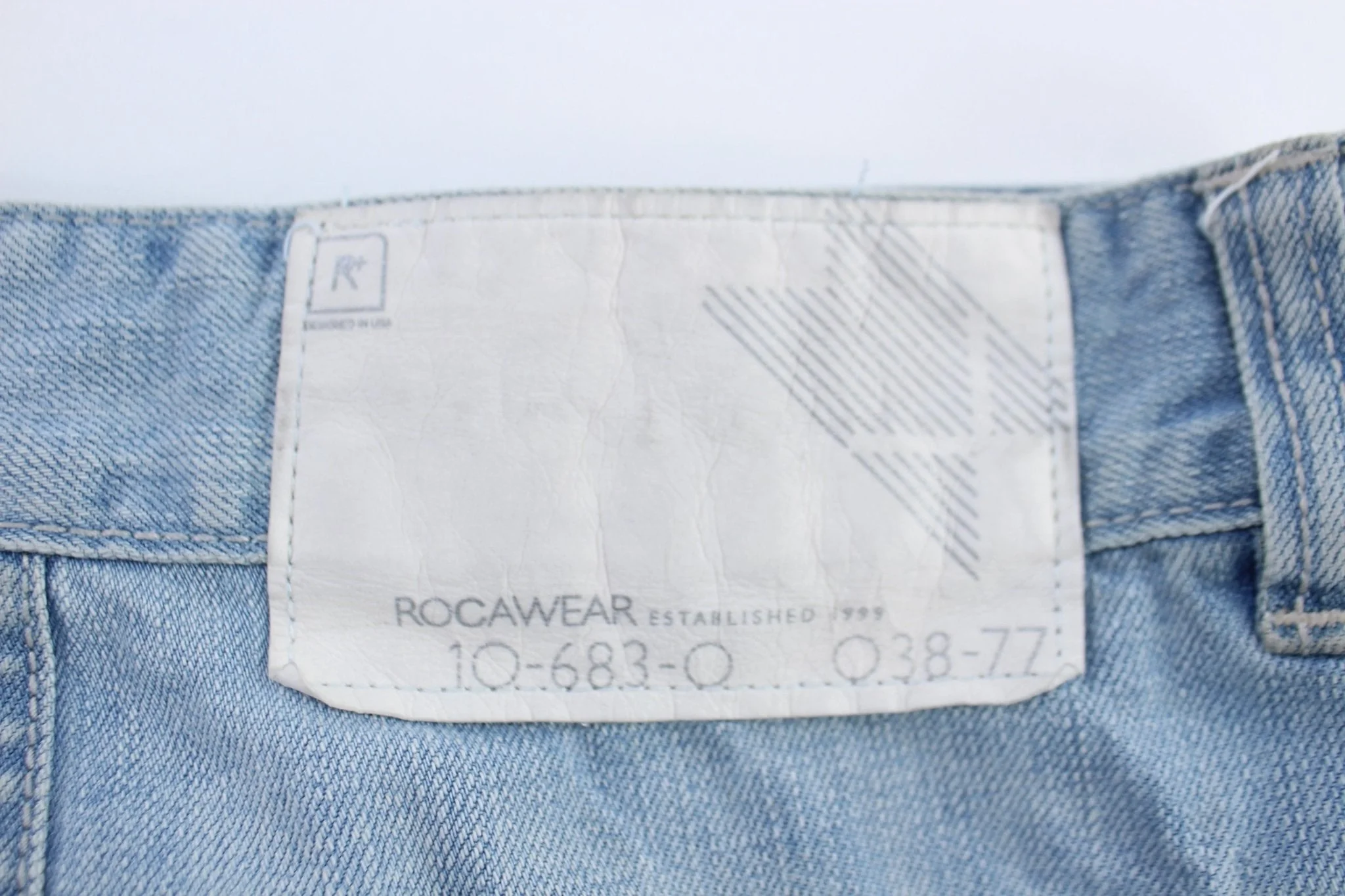 Rocawear Light Wash Denim Shorts - Image 3
