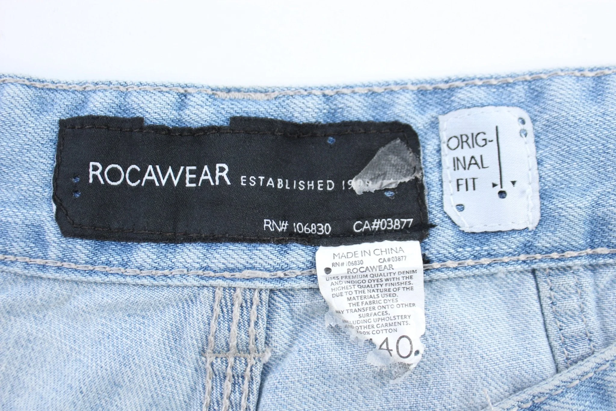 Rocawear Light Wash Denim Shorts - Image 4