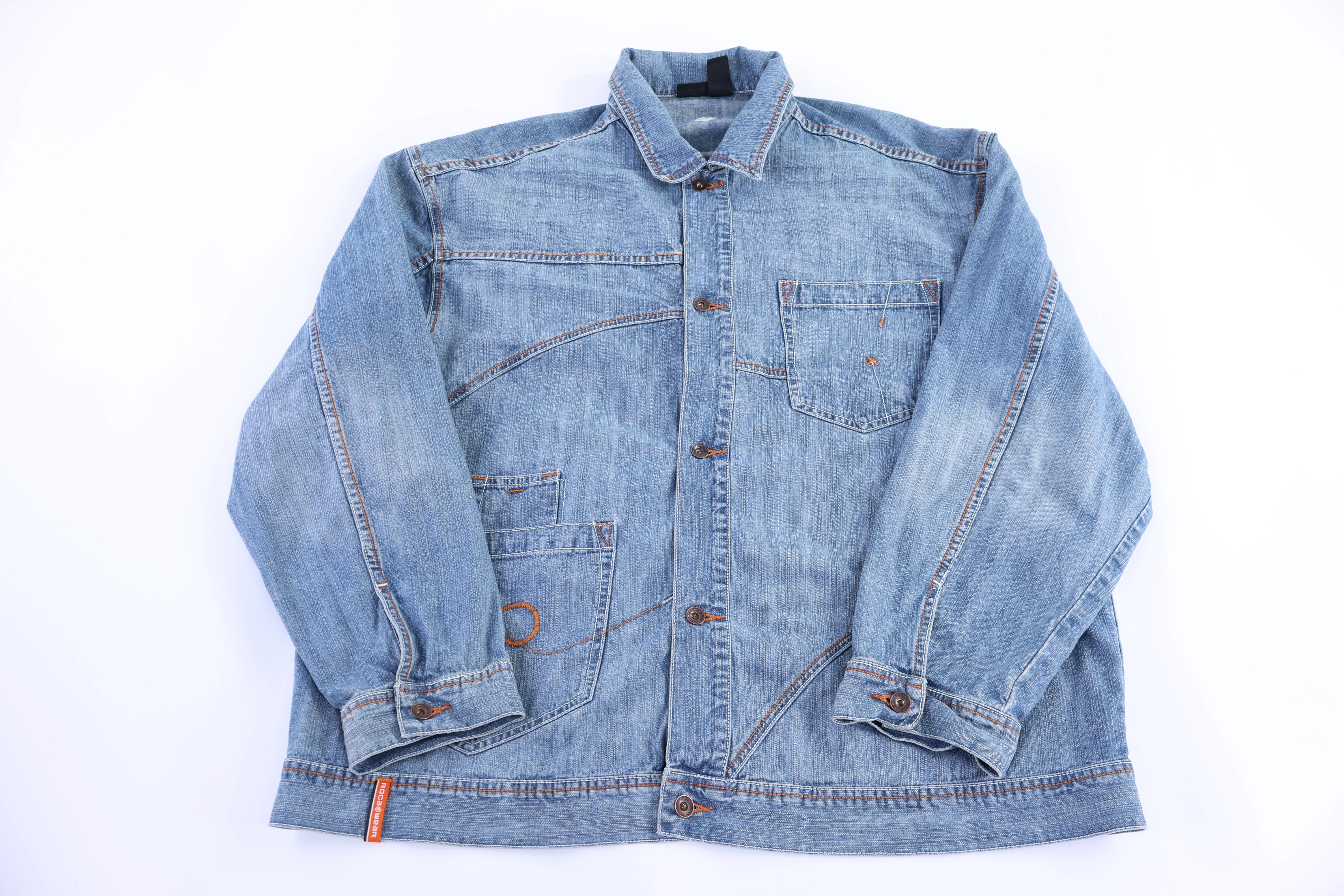 Rocawear Medium Wash Denim Jacket