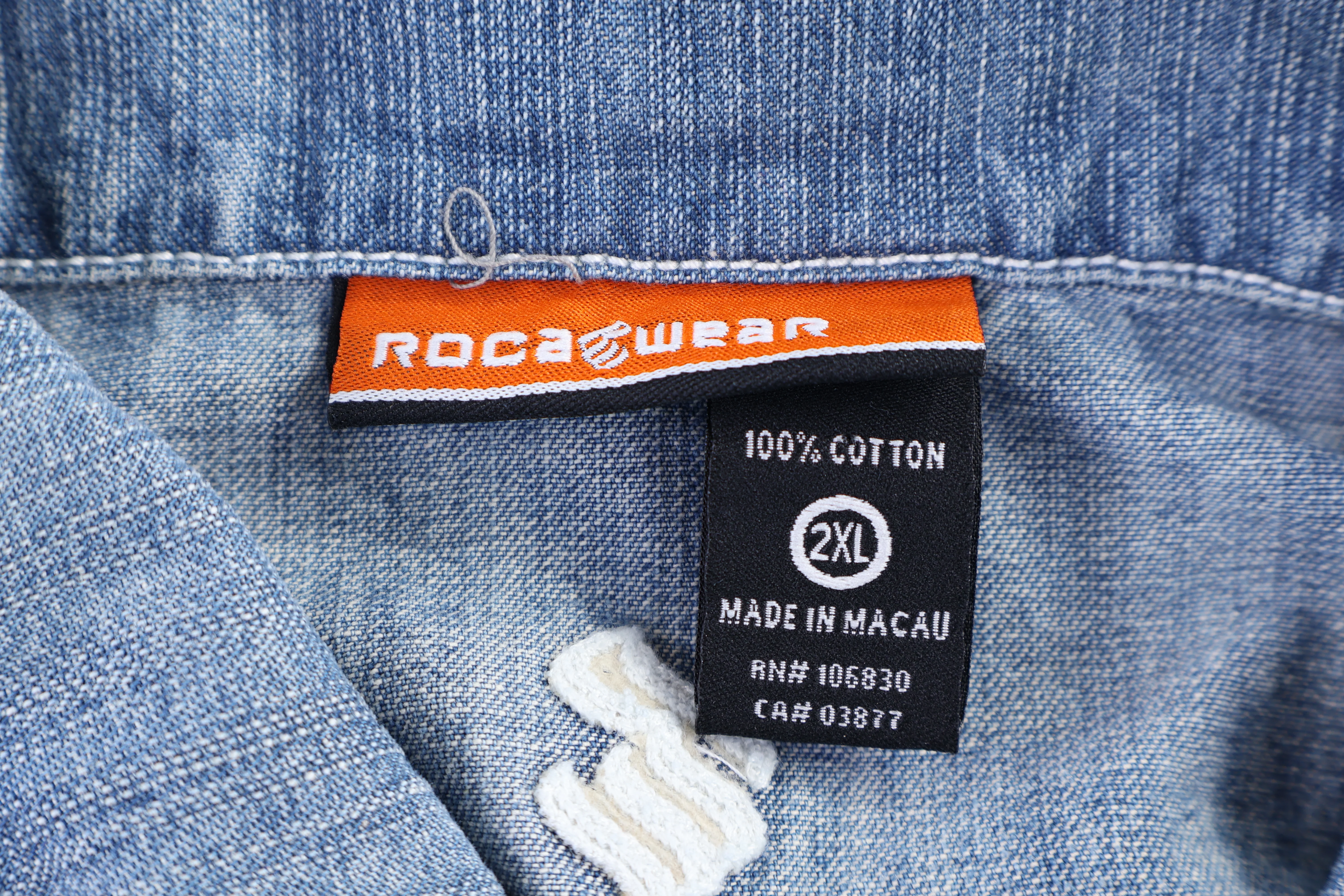 Rocawear Medium Wash Denim Jacket - Image 3