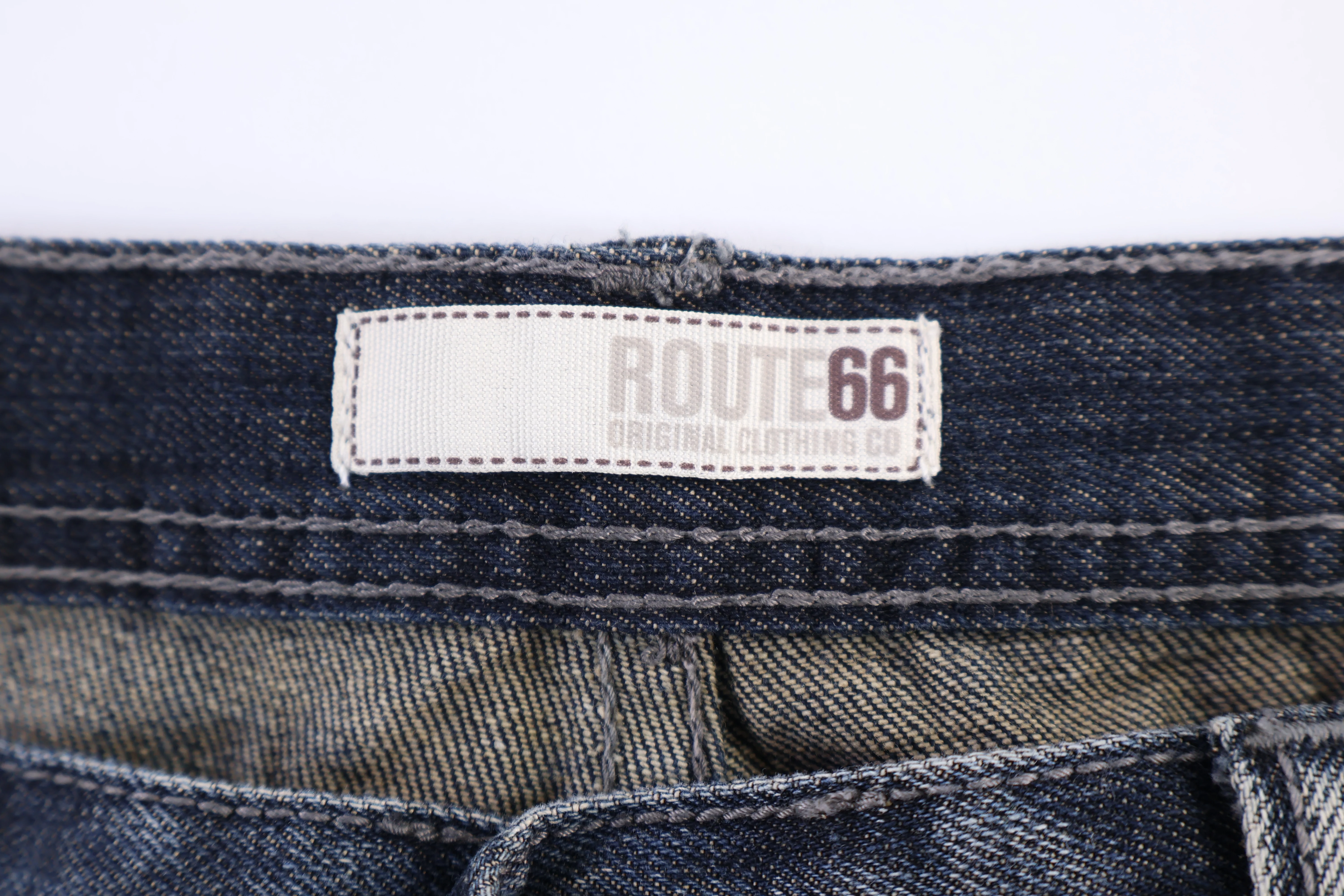 Route 66 Dark Wash Denim Shorts - Image 4