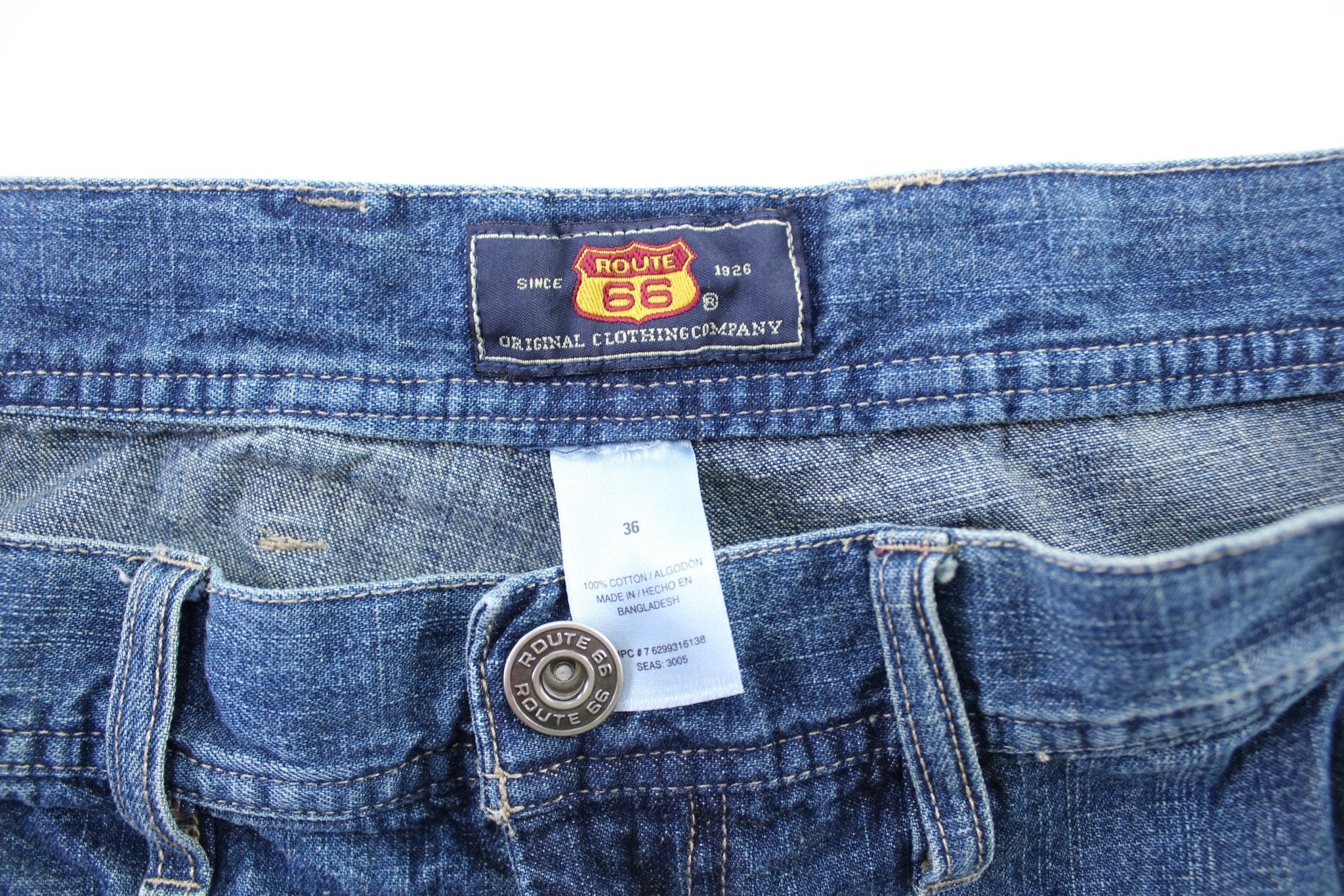 Route 66 Denim Cargo Shorts - Image 3