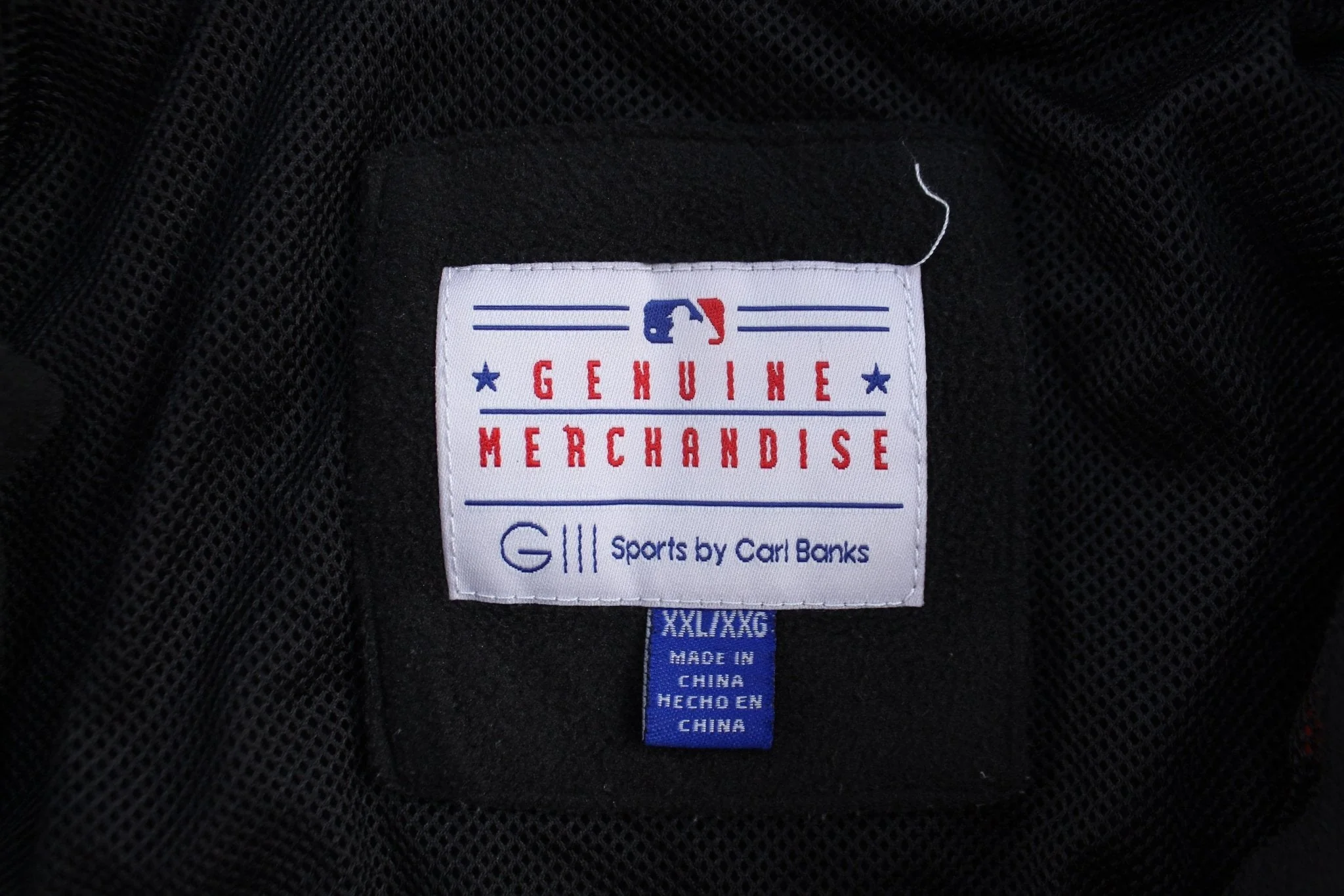 San Diego Padres Embroidered Black & Orange Fleece Zip Up Jacket - Image 3