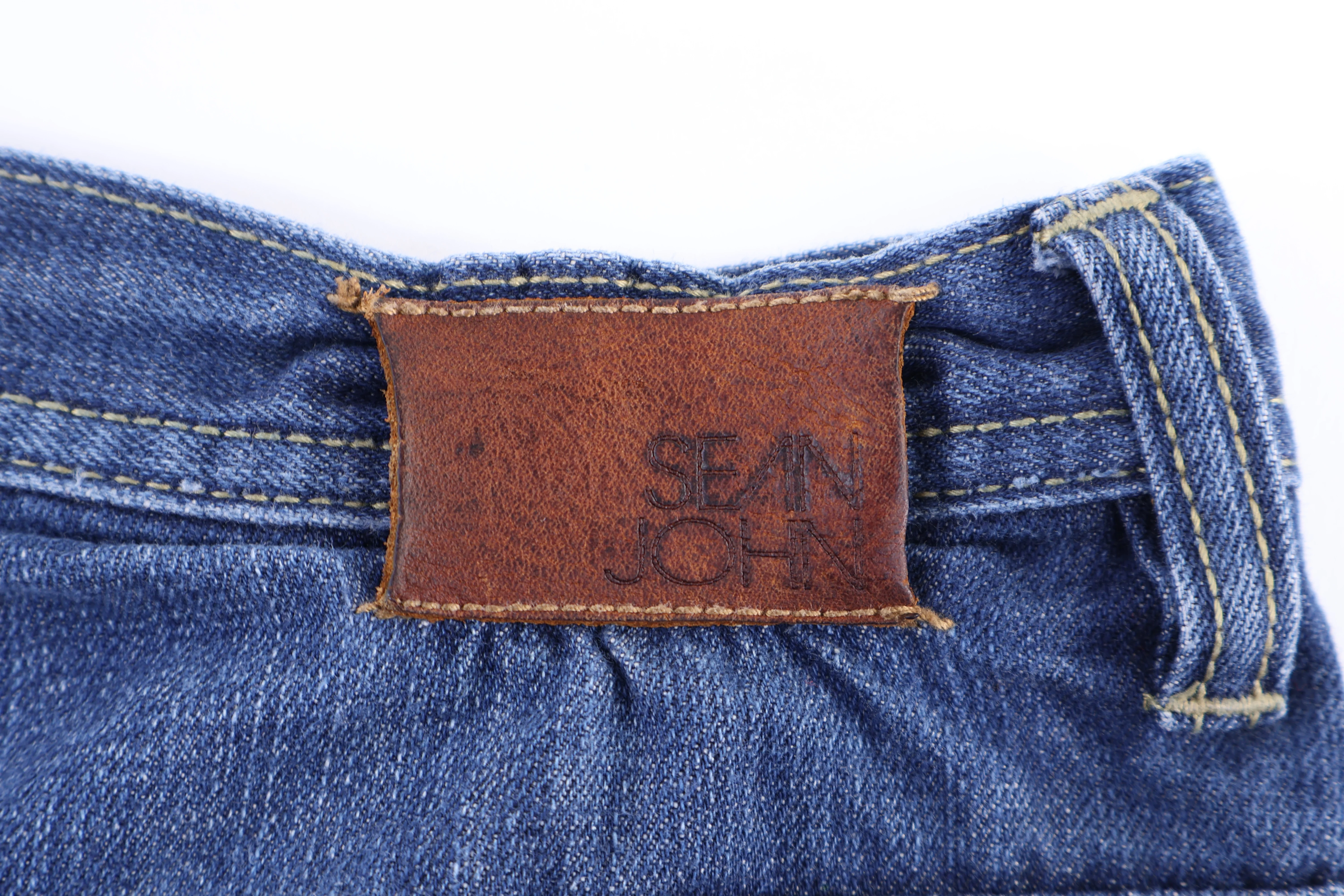 Sean John Dark Wash Denim Shorts - Image 3