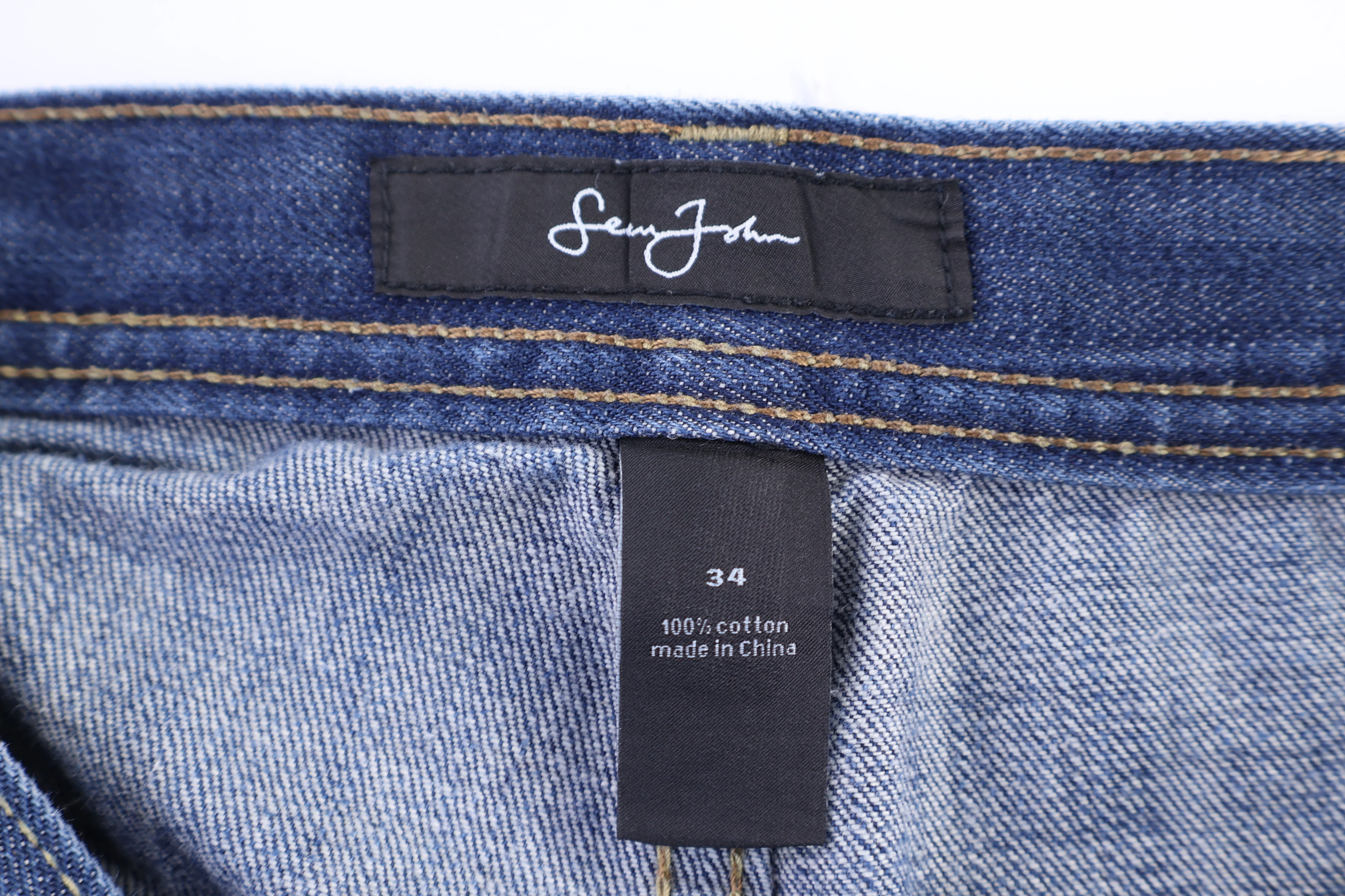 Sean John Dark Wash Denim Shorts - Image 4