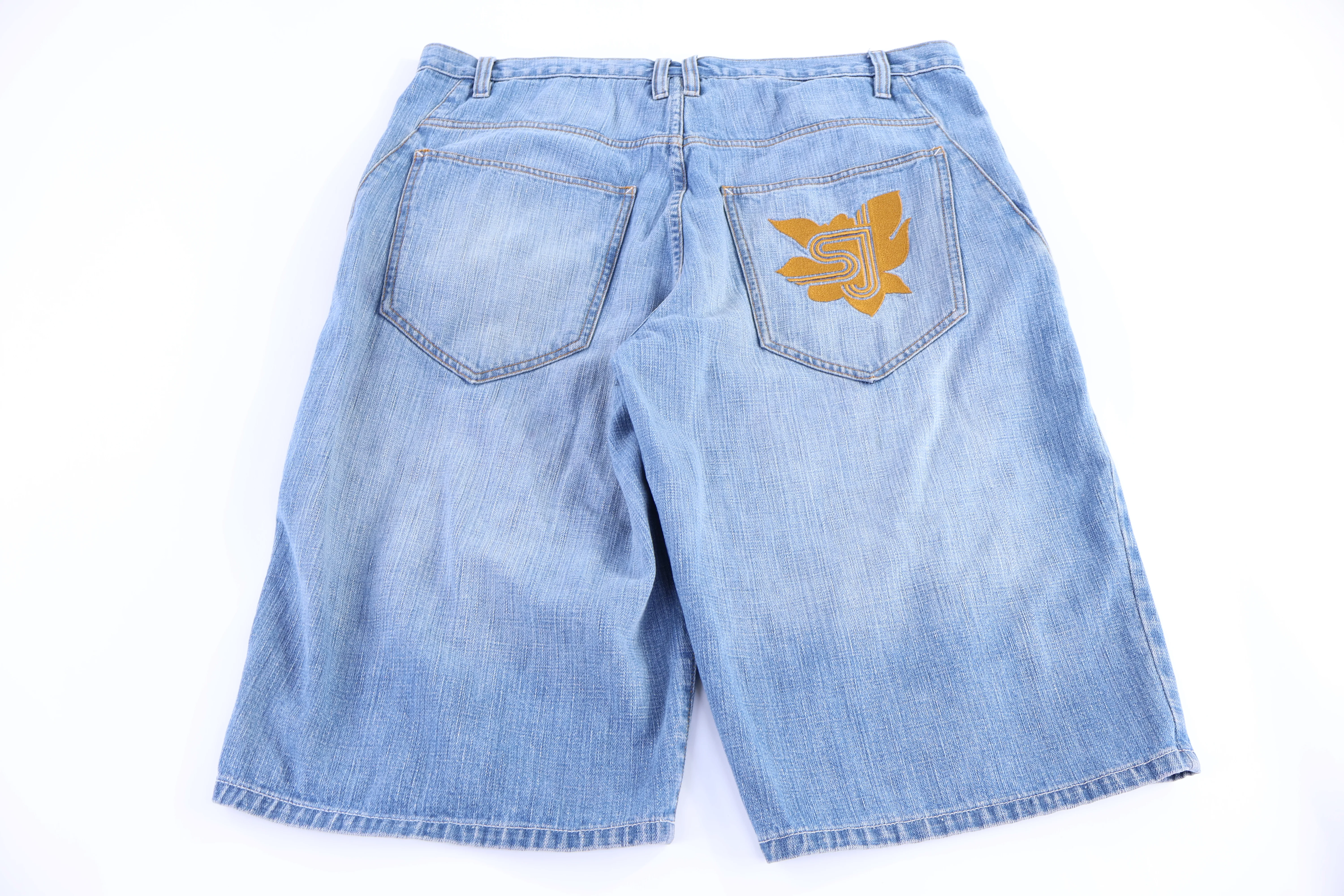 Y2K Sean John Light Wash Denim Shorts