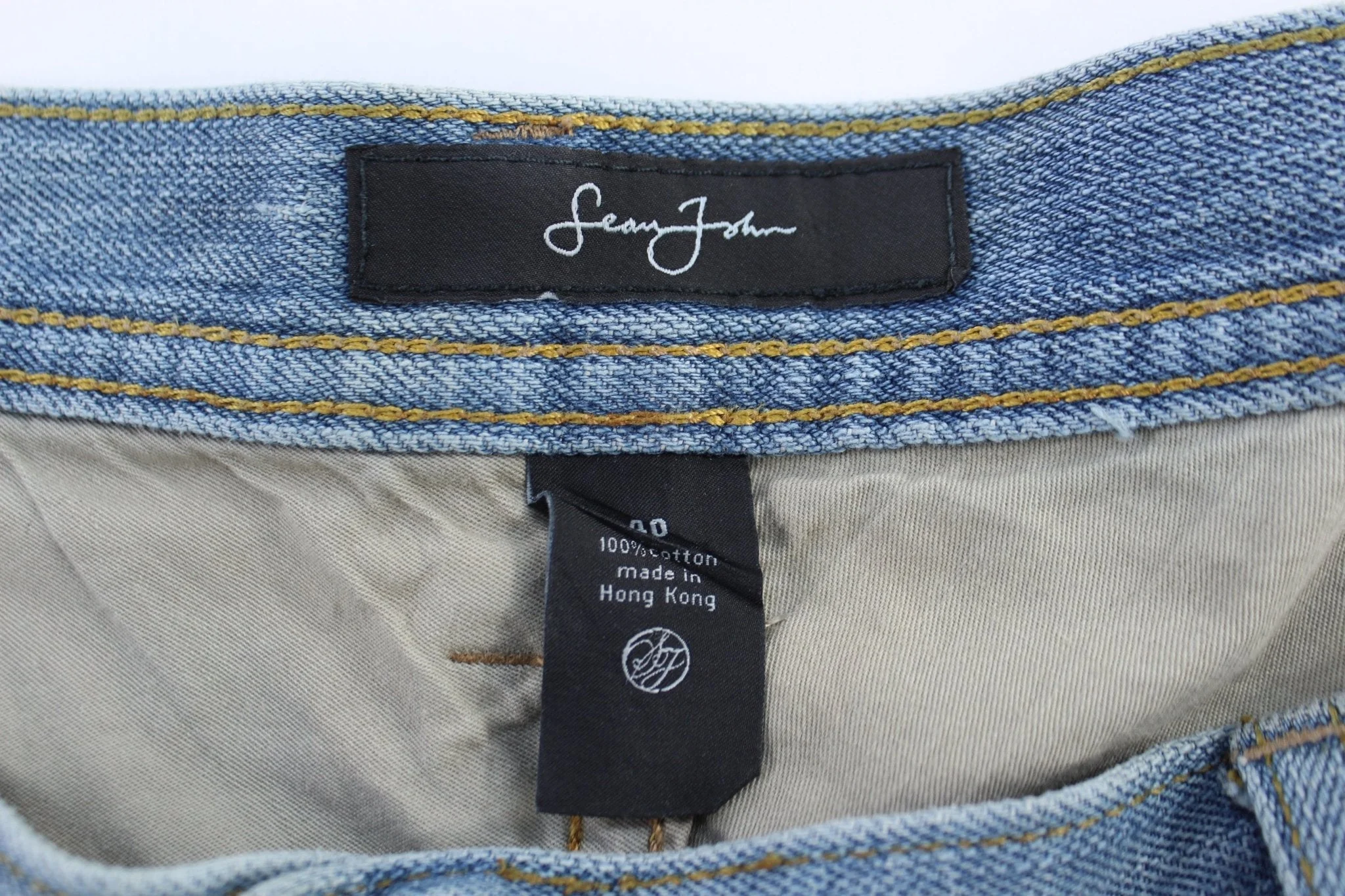 Sean John Light Wash Denim Shorts - Image 4