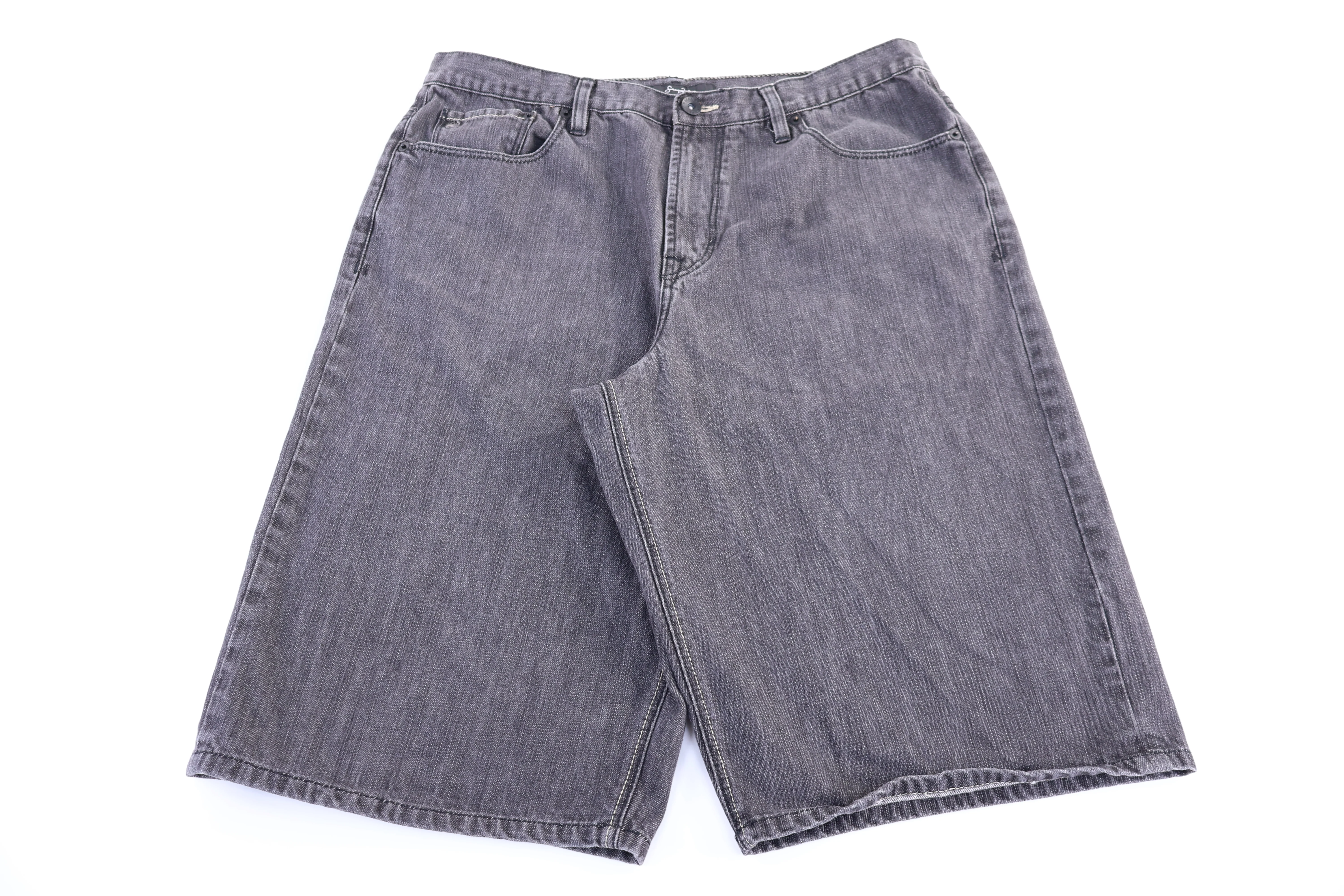 Y2K Sean Jonh Black Denim Shorts