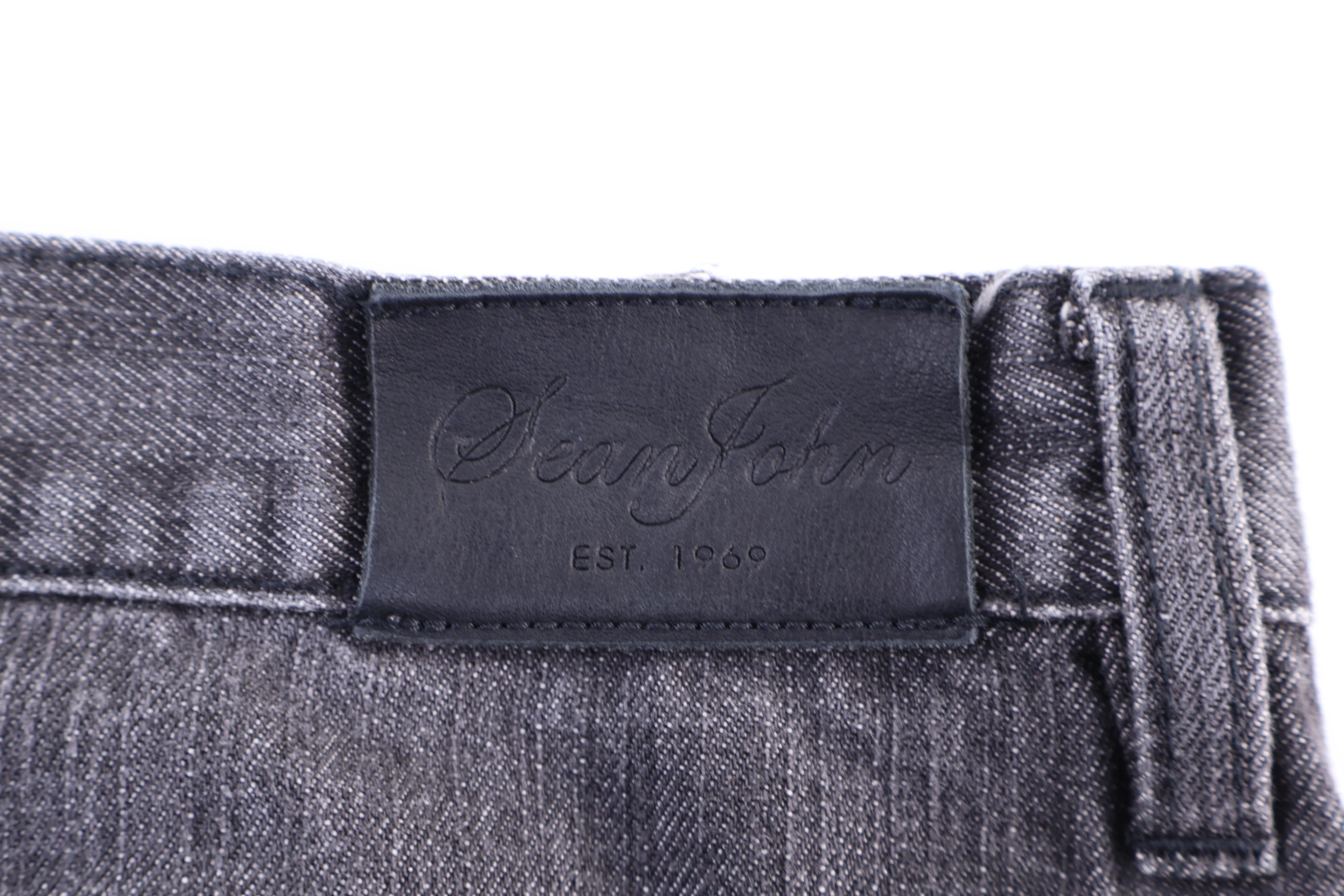 Y2K Sean Jonh Black Denim Shorts - Image 3