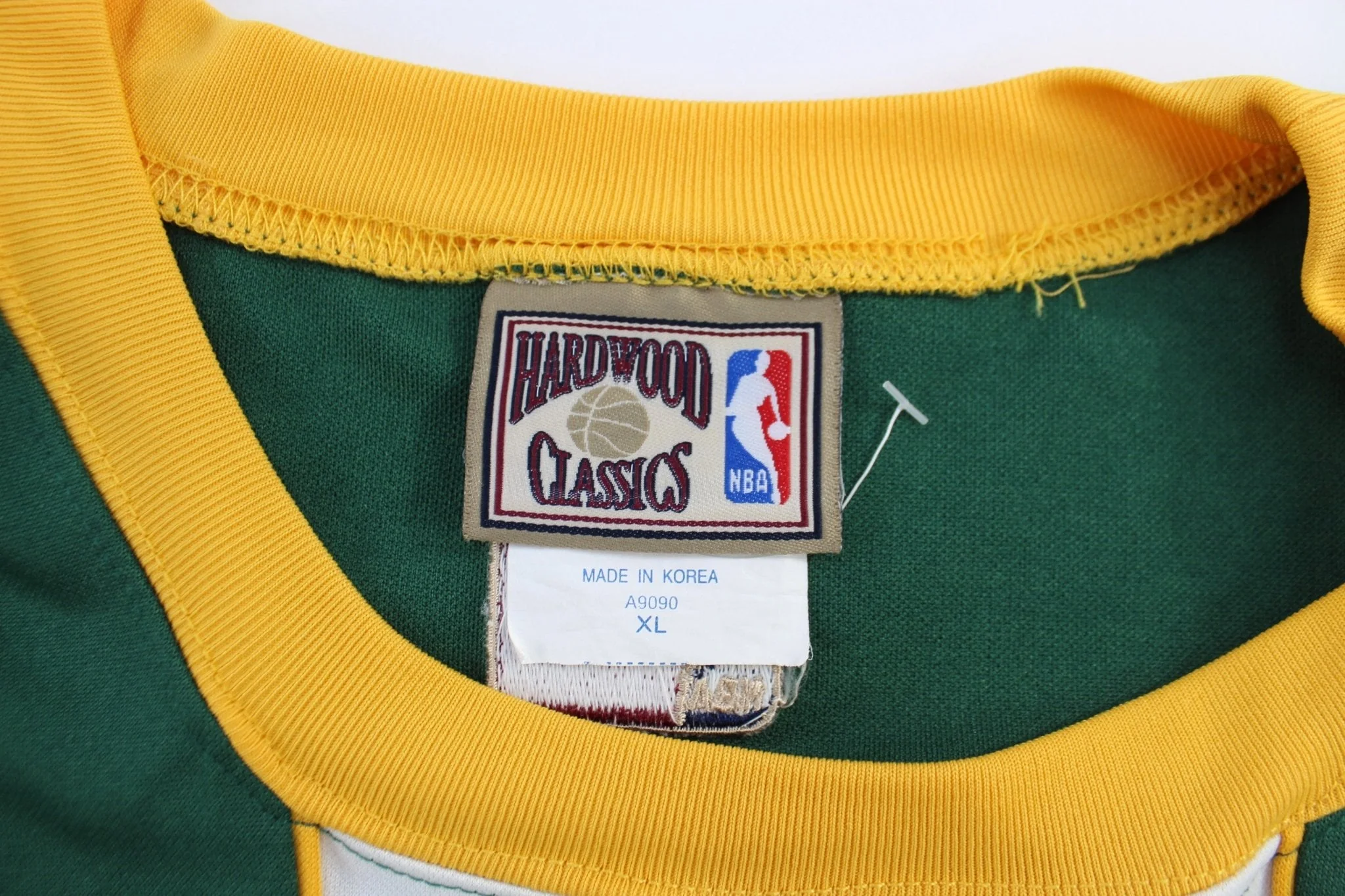 Seattle Supersonics Embroidered Hardwood Classics Basketball Jersey - Image 4