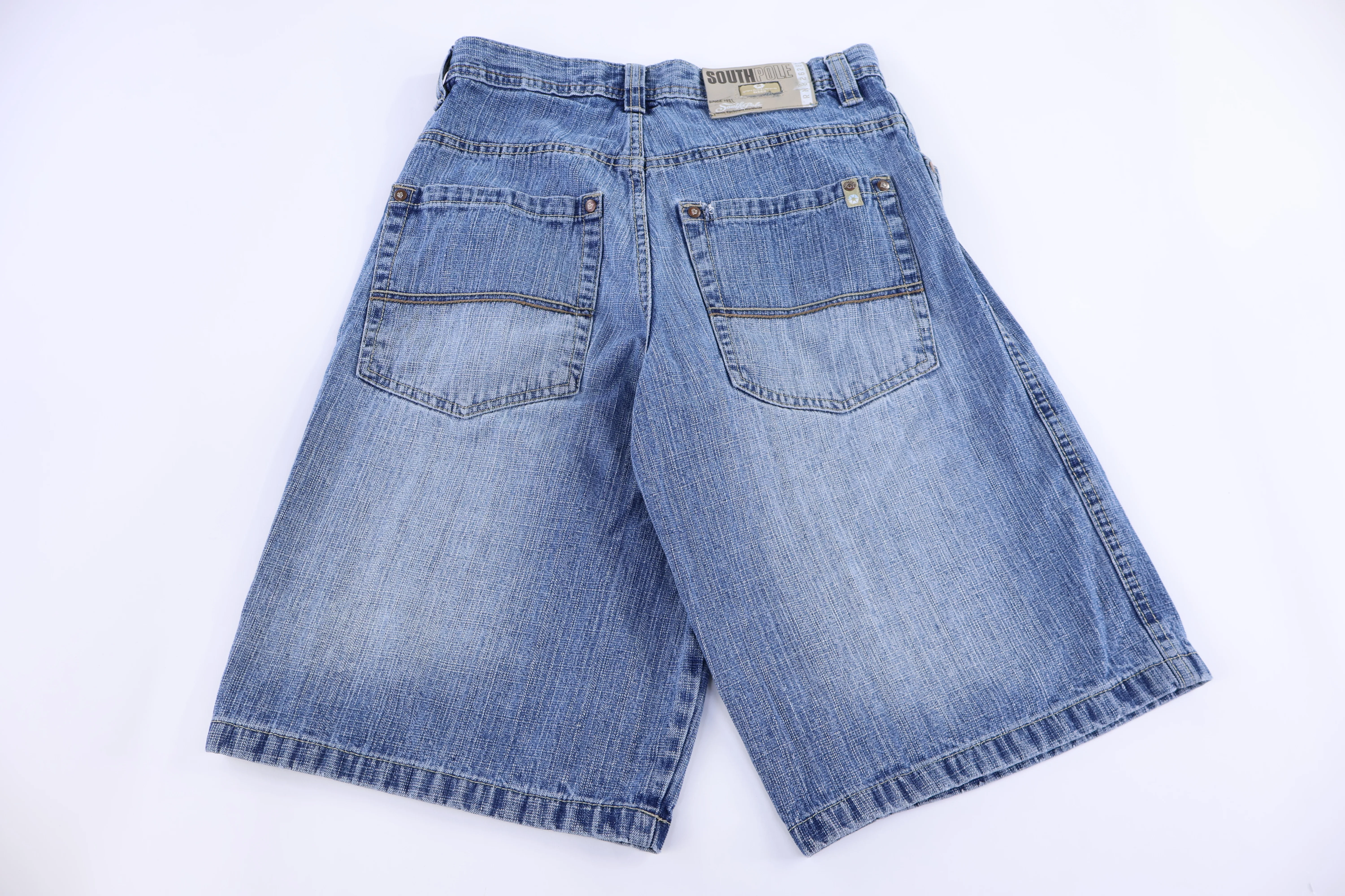Southpole Dark Wash Denim Shorts