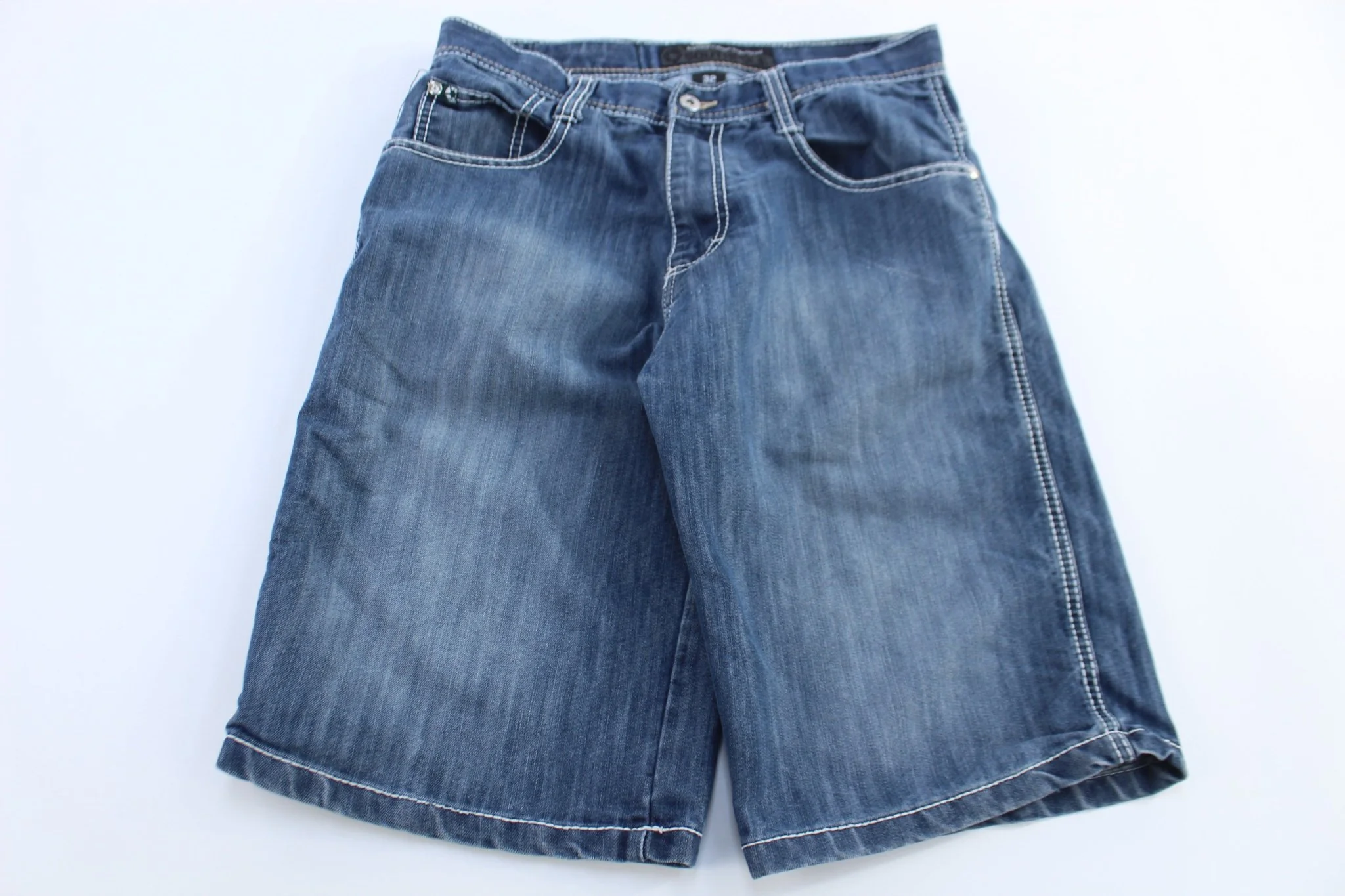 Southpole Dark Wash Denim Shorts