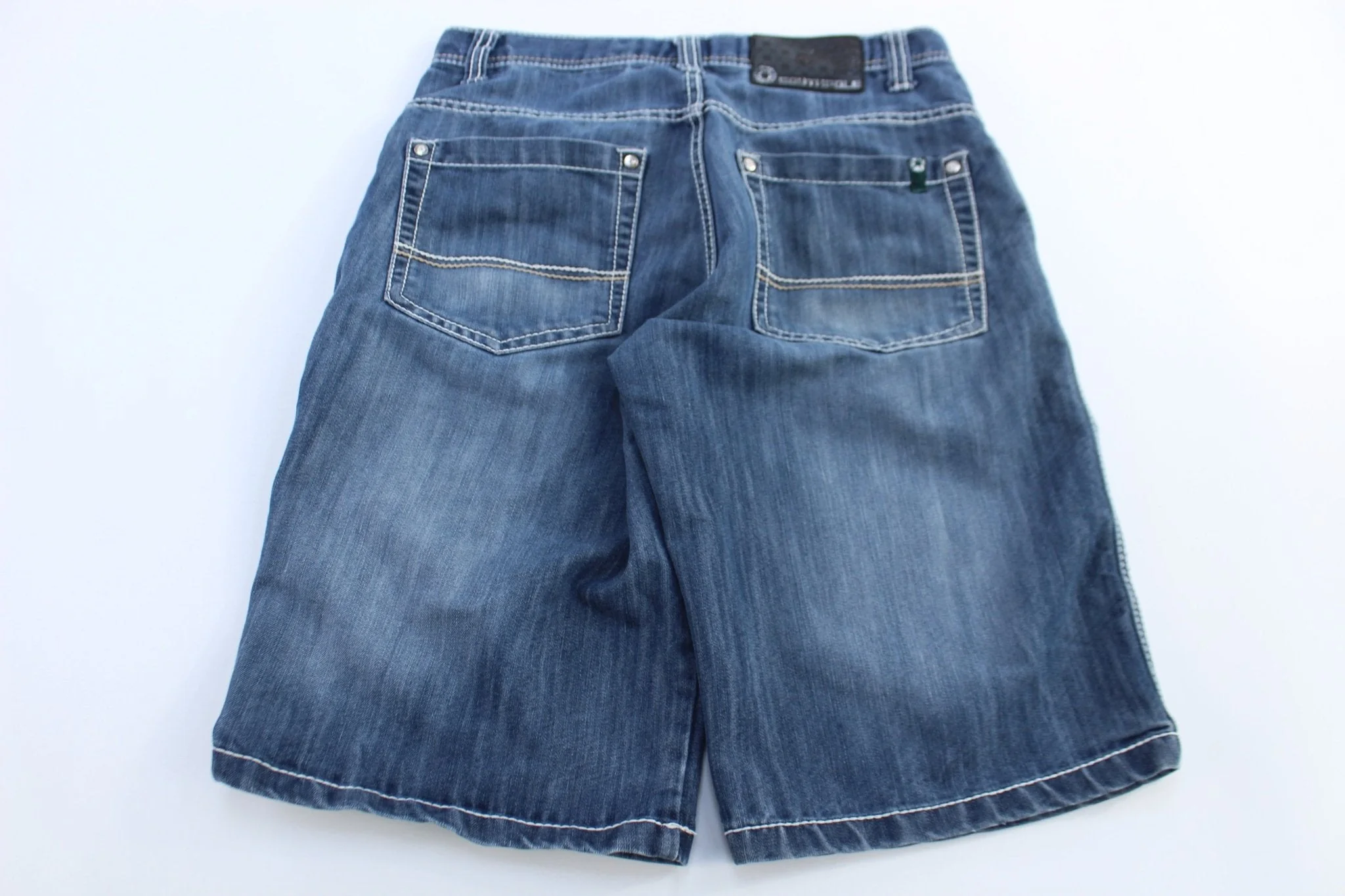 Southpole Dark Wash Denim Shorts - Image 2