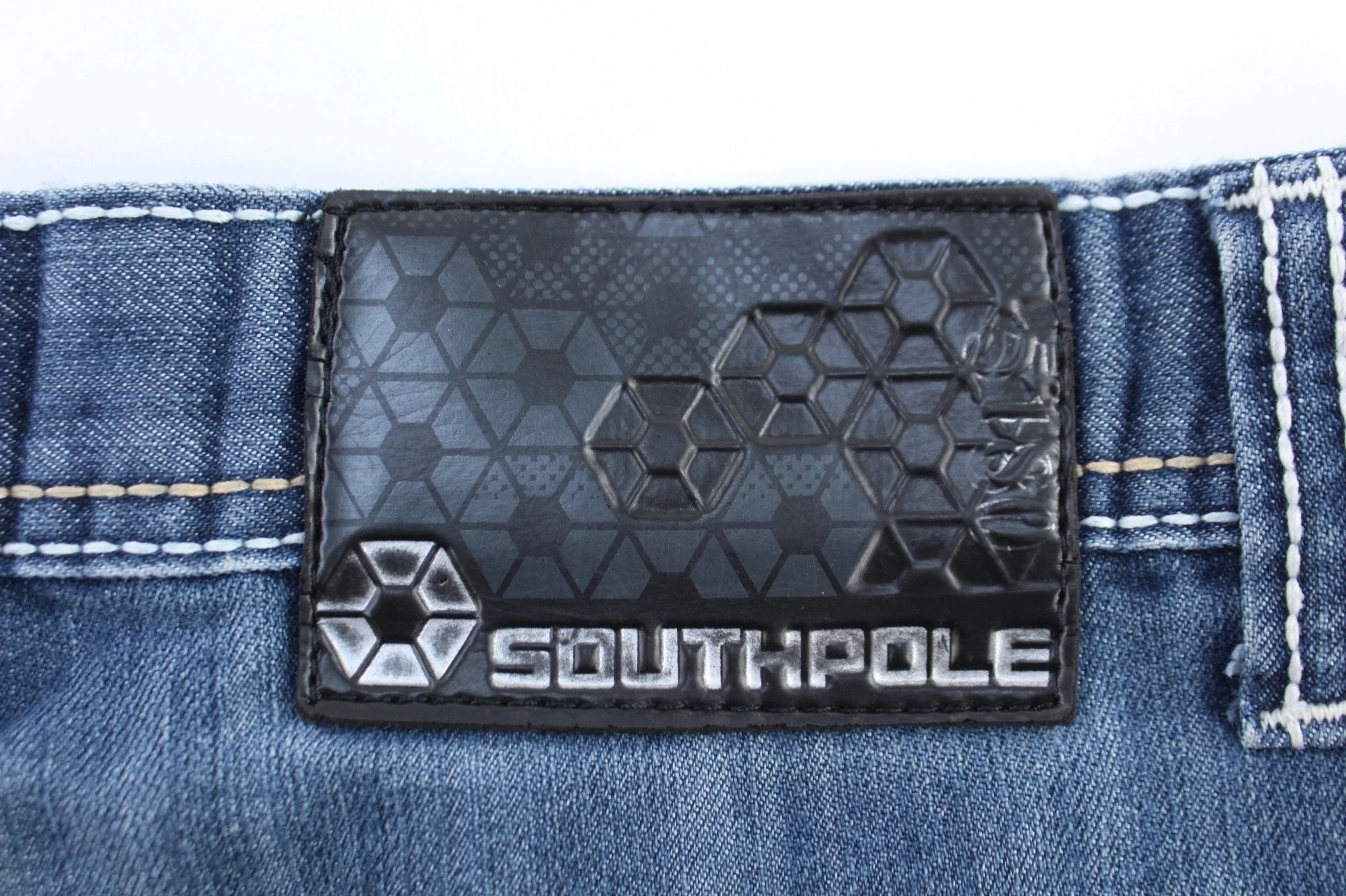 Southpole Dark Wash Denim Shorts - Image 3