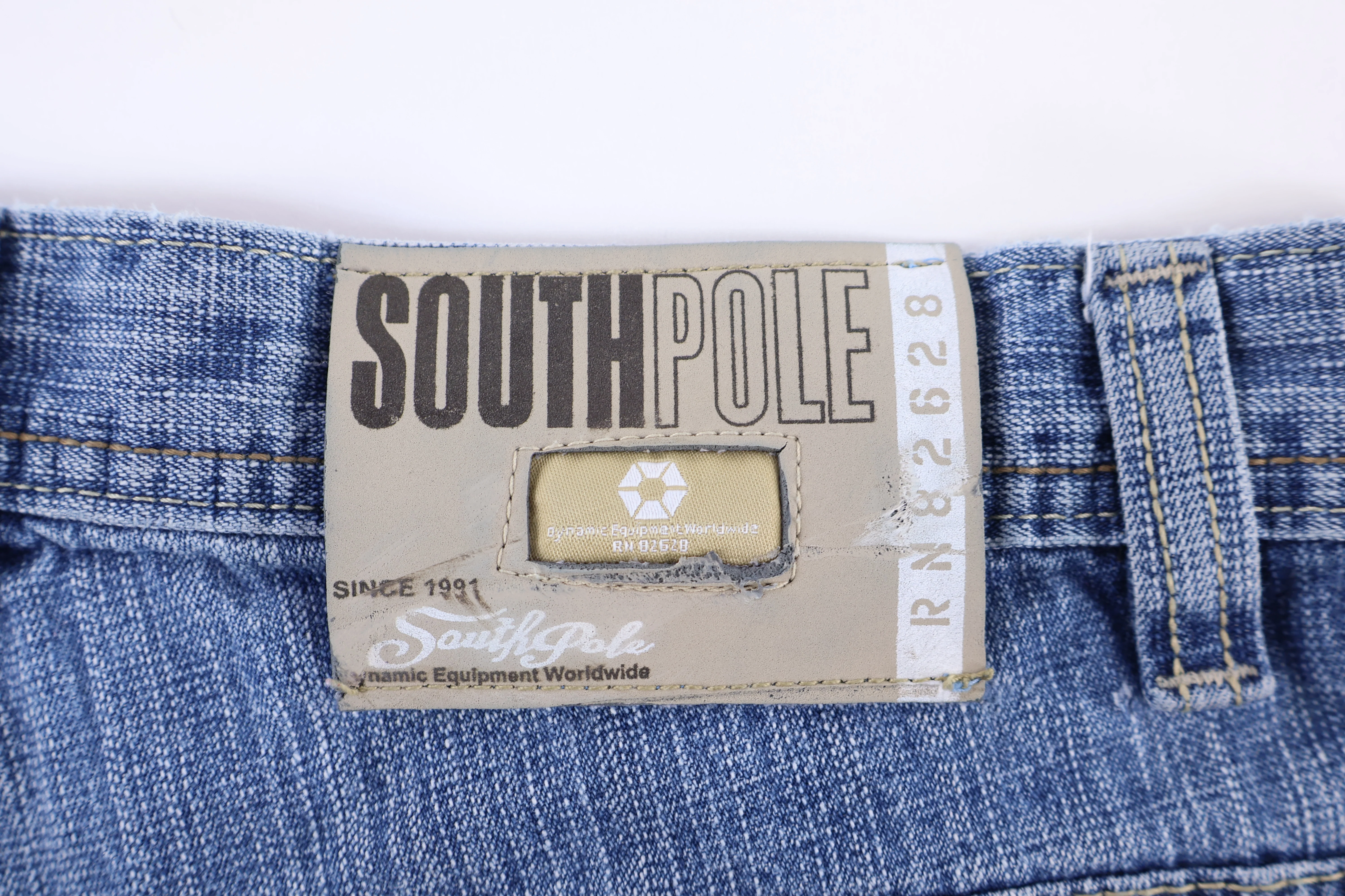 Southpole Dark Wash Denim Shorts - Image 3