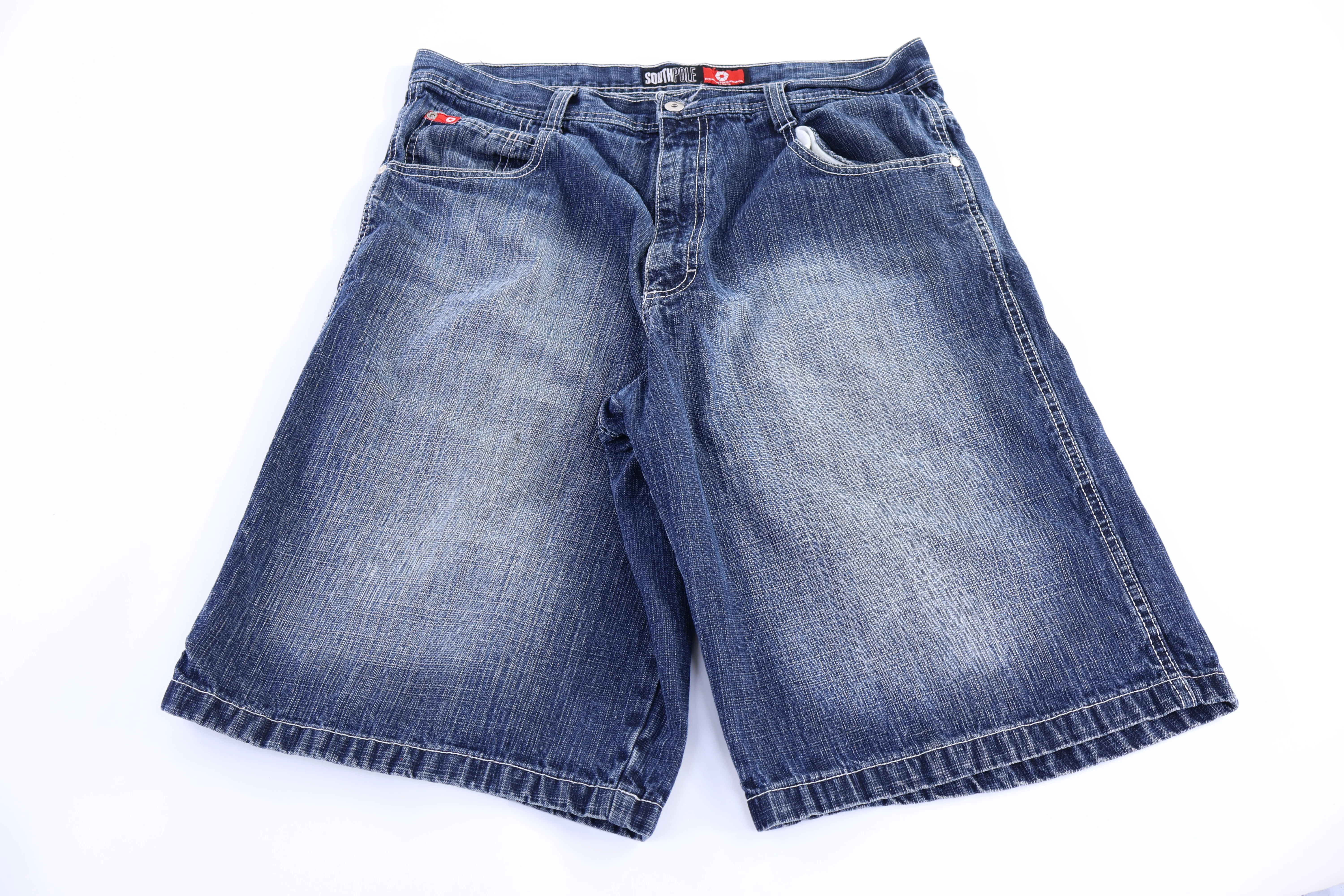 Southpole Dark Wash Shorts - Image 2