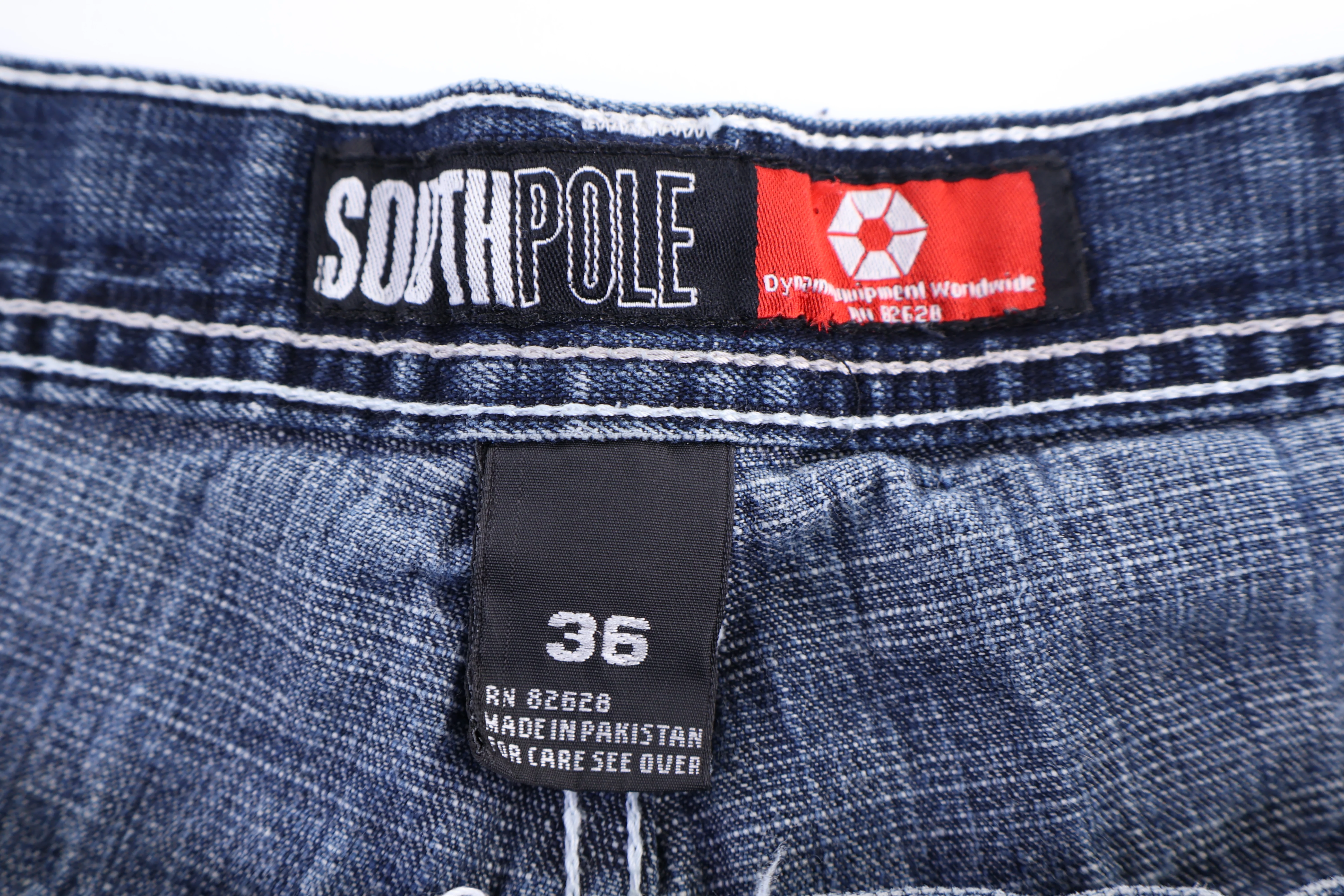 Southpole Dark Wash Shorts - Image 4