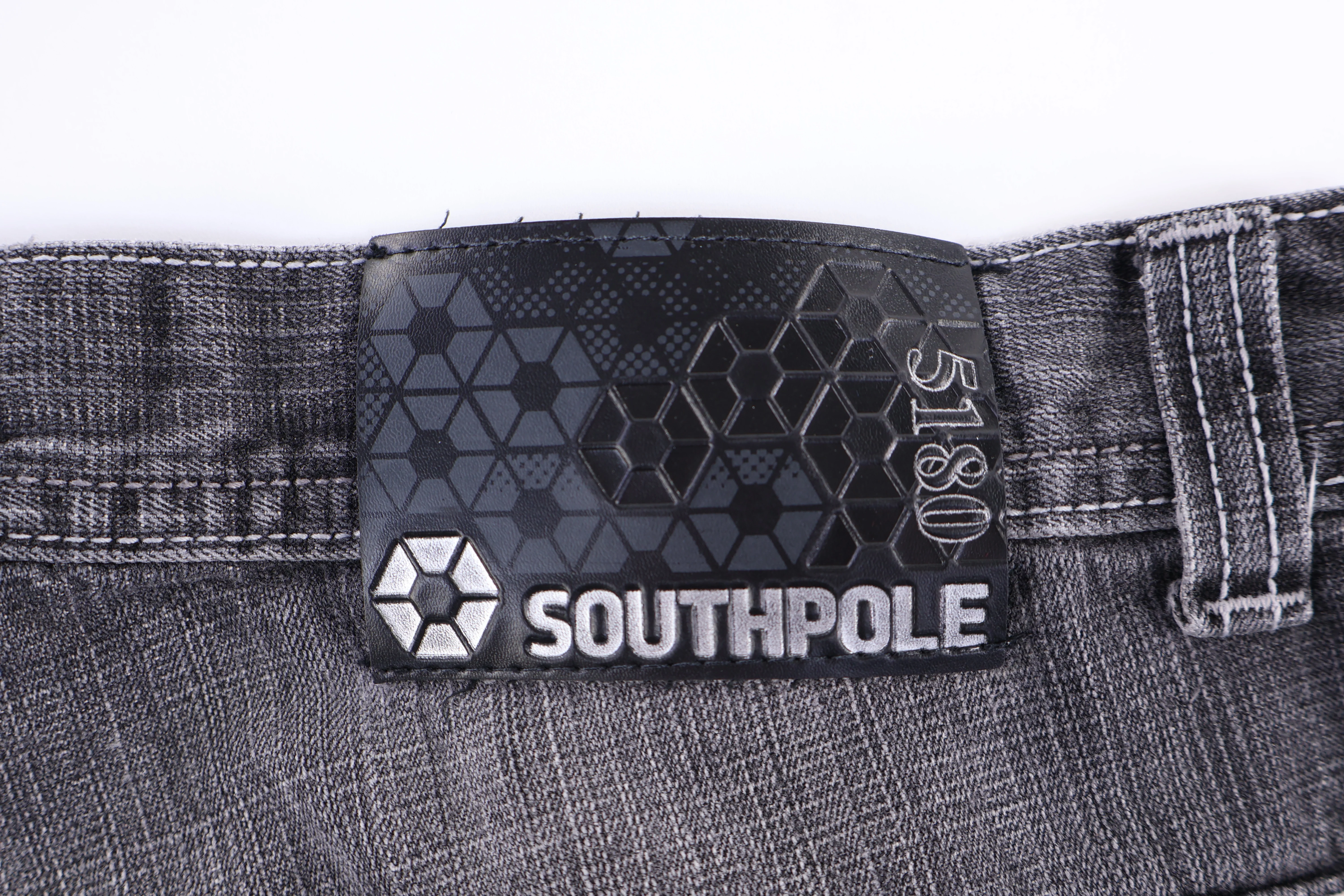 Southpole Grey Wash Denim Jeans - Image 3