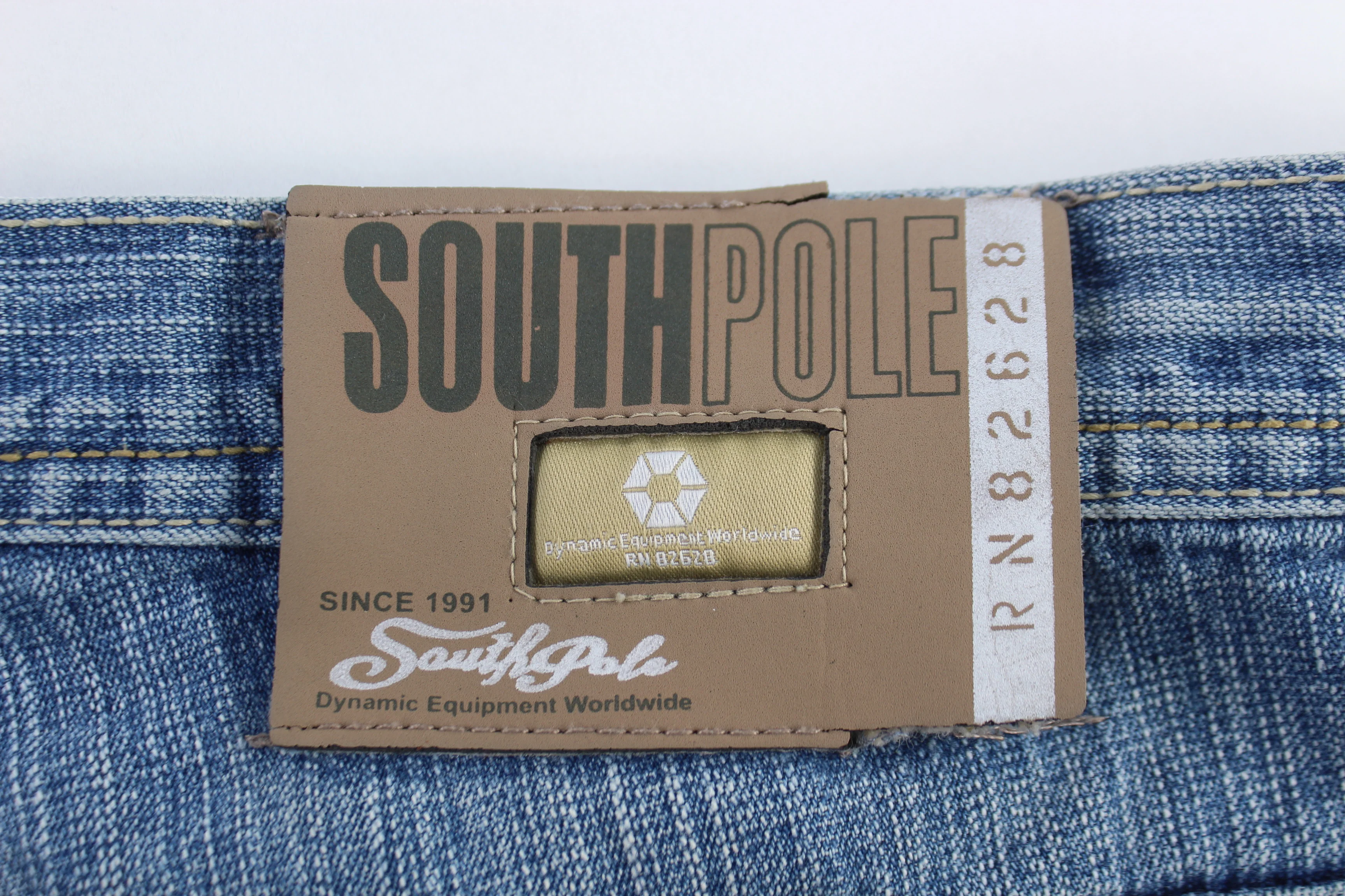 Southpole Light Wash Denim Shorts - Image 3
