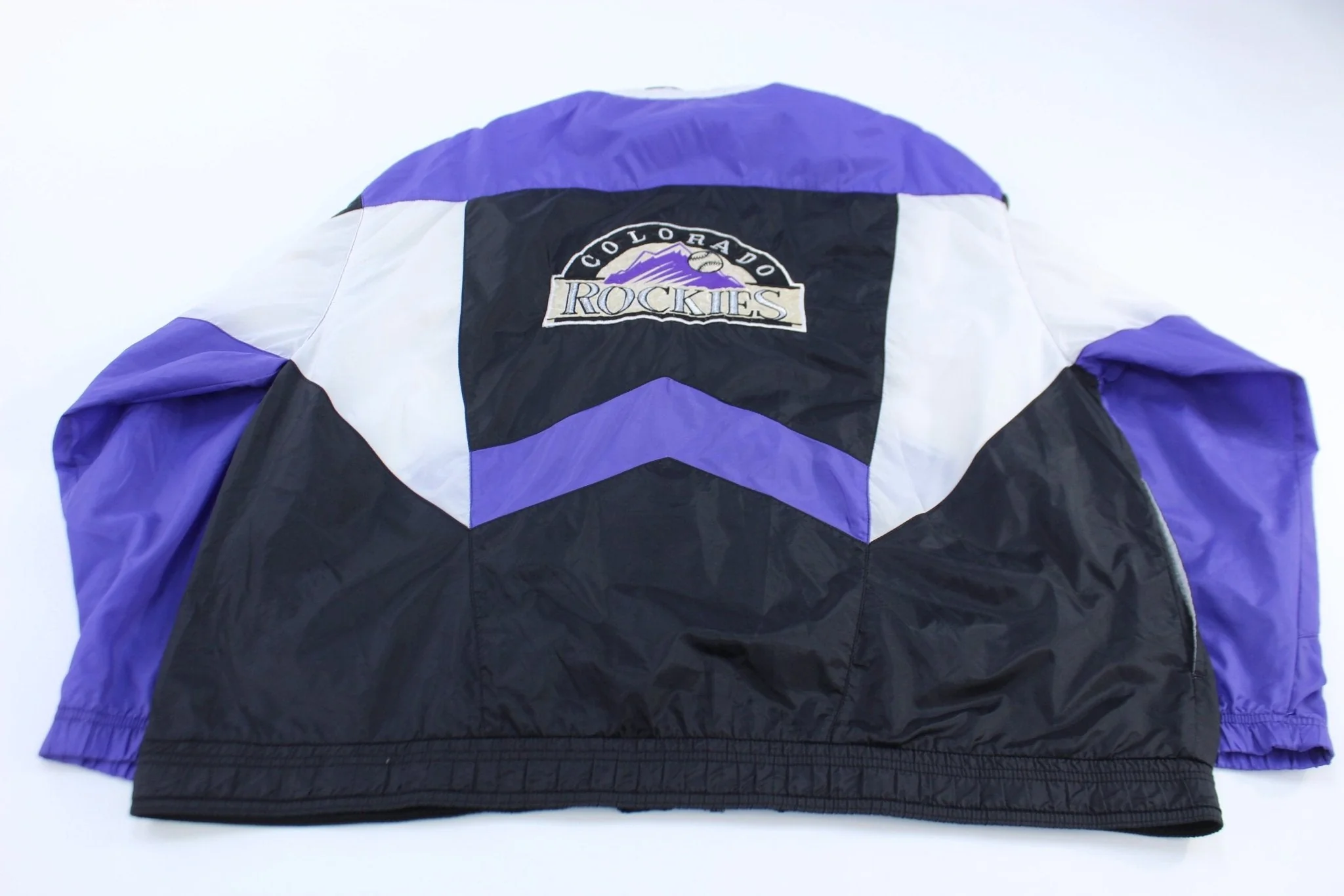 Starter Colorado Rockies Baseball Embroidered Windbreaker Jacket - Image 2