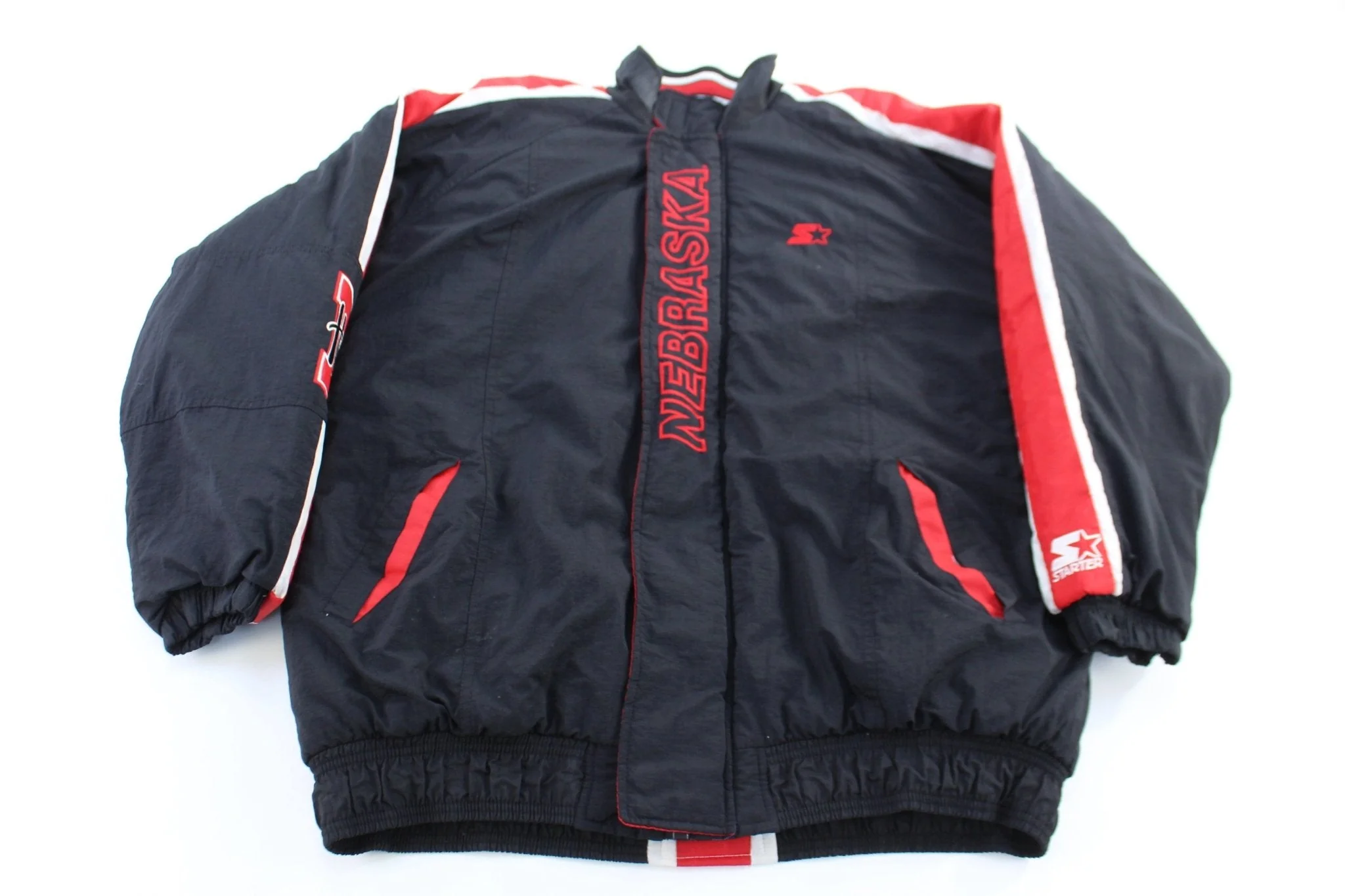 Starter University of Nebraska Full Zip Puffer Jacket - Image 2