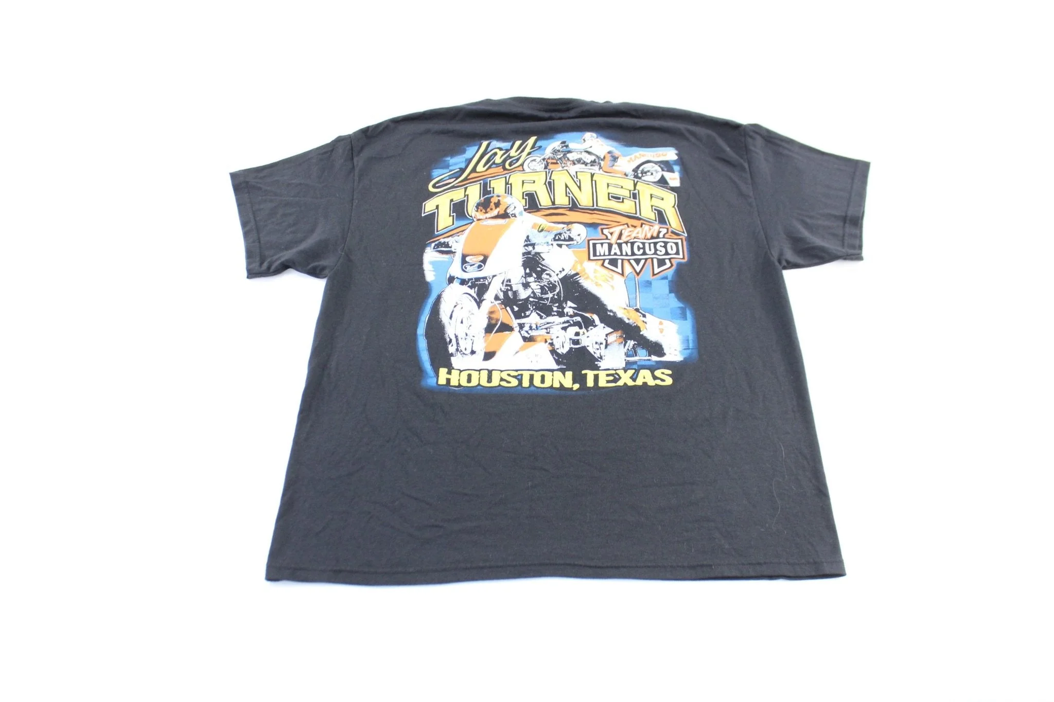Team Mancuso Jay Turner Powersports Graphic T-Shirt - Image 2