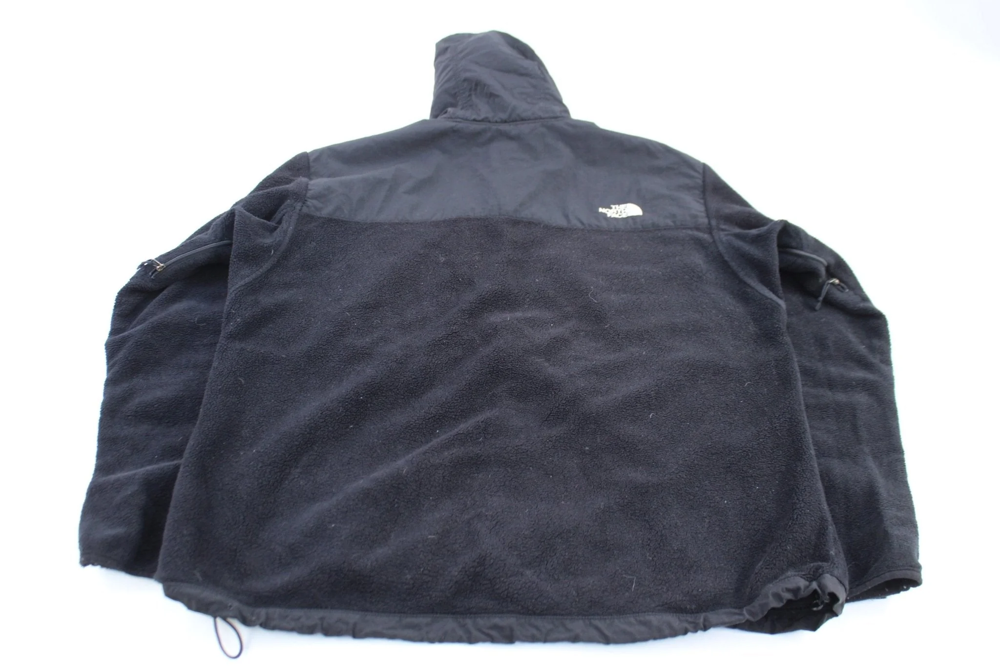 The North Face Black Hooded Denali Fleece Jacket - Image 2