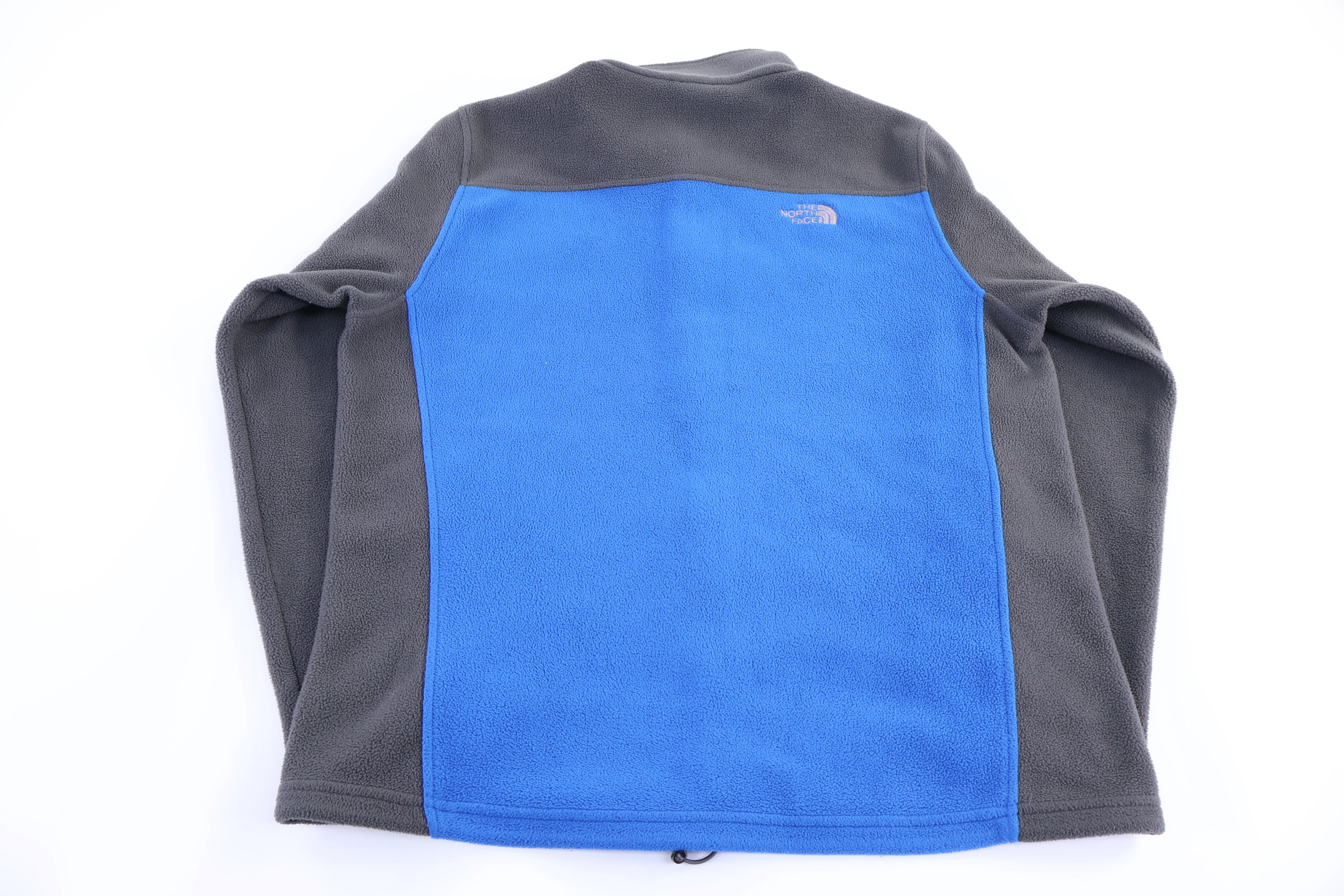 The North Face Blue & Grey Full Zip Fleece Jacket - Image 3