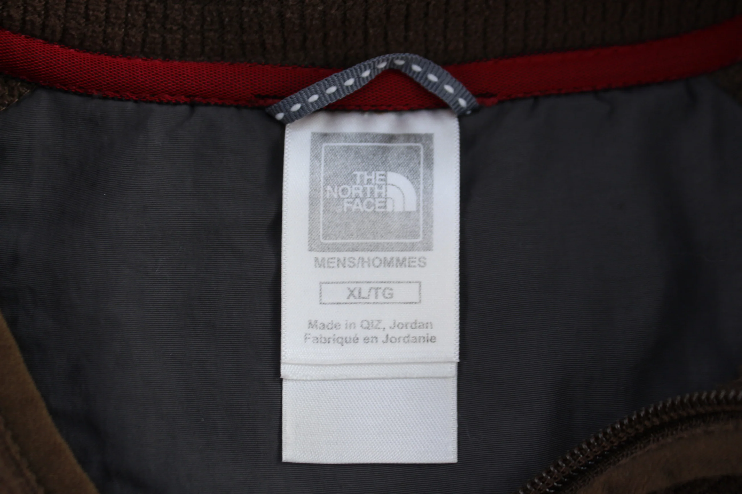 The North Face Brown Waffle Quarter Zip Sweater - Image 4
