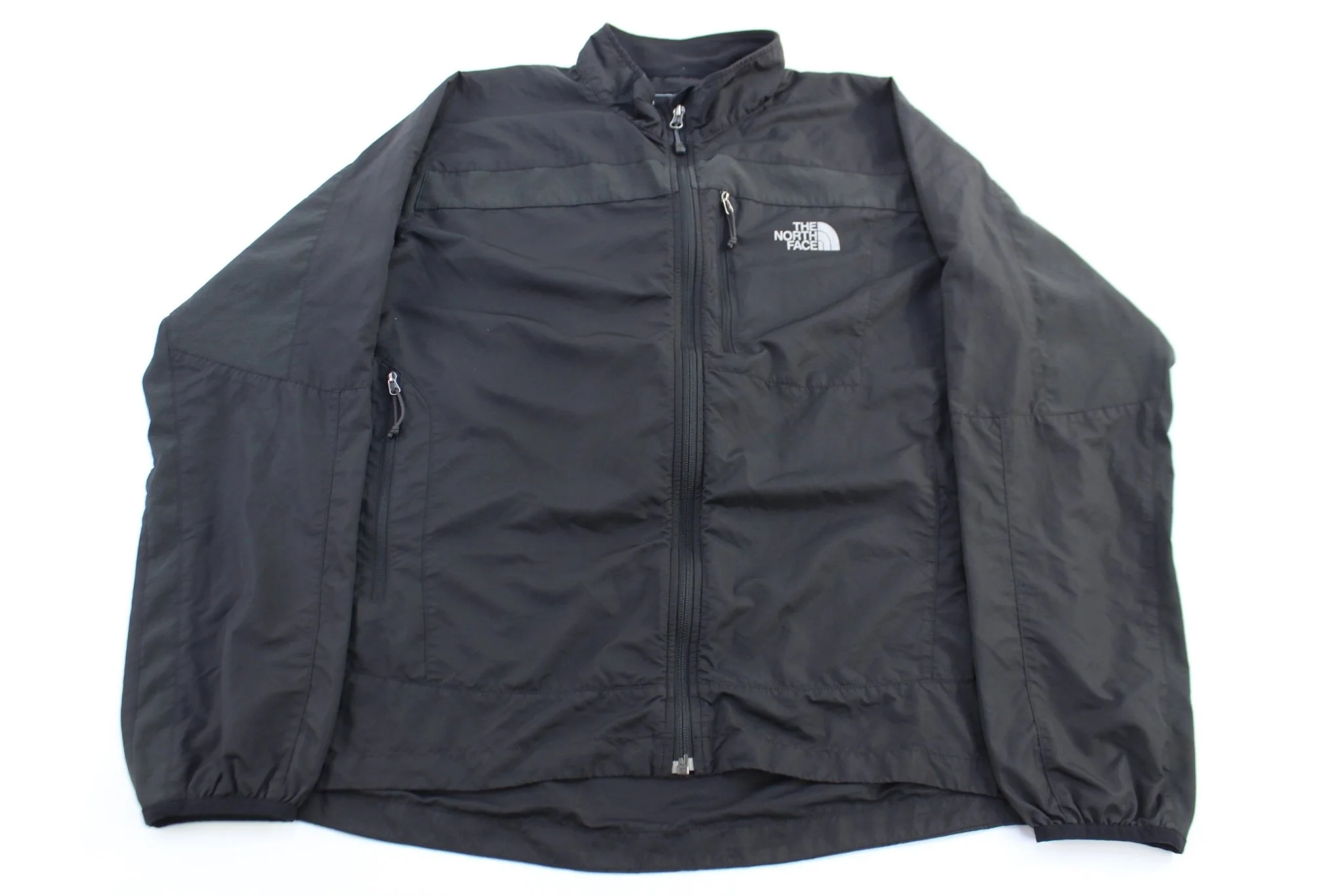 The North Face Embroidered Logo Black Full Zip Jacket