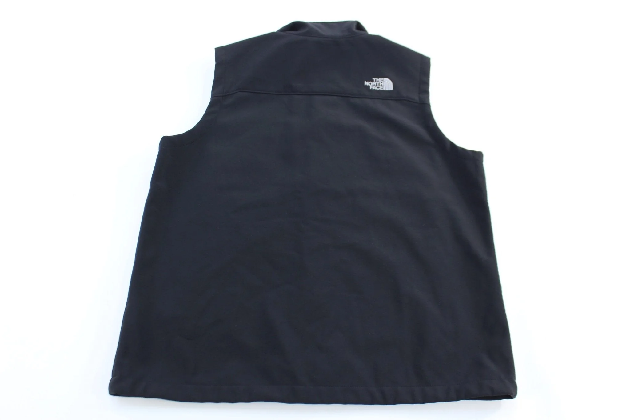 The North Face Embroidered Logo Black Full Zip Vest - Image 2